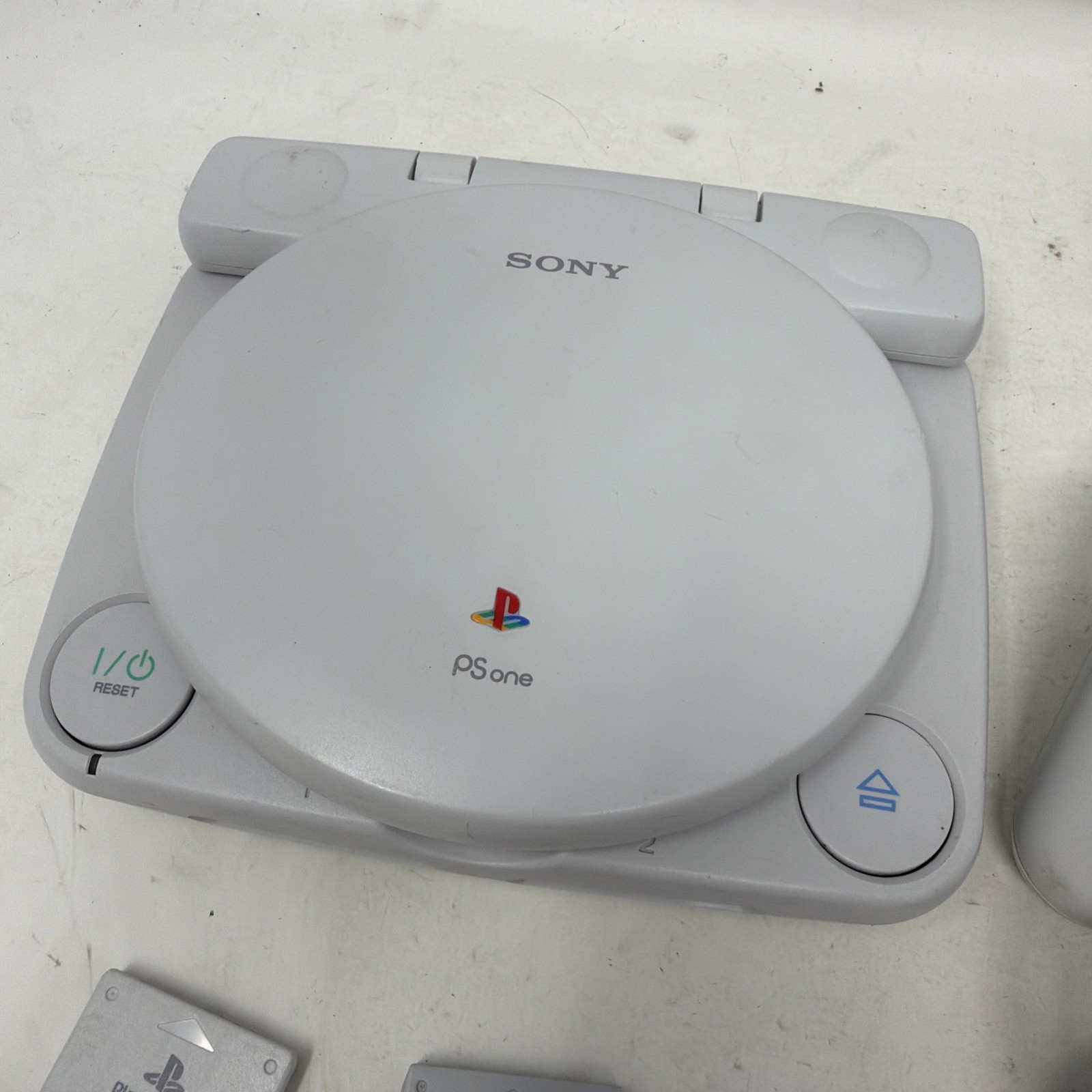 PSOne Console & LCD Screen Bundle Controller & Cords Tested Works SEE PICS