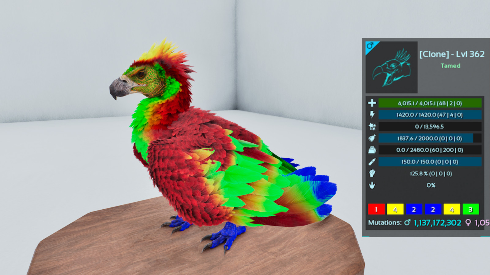🔥ARK Survival Ascended OFFICIAL PVE – DINOS RAINBOW TOP STATS