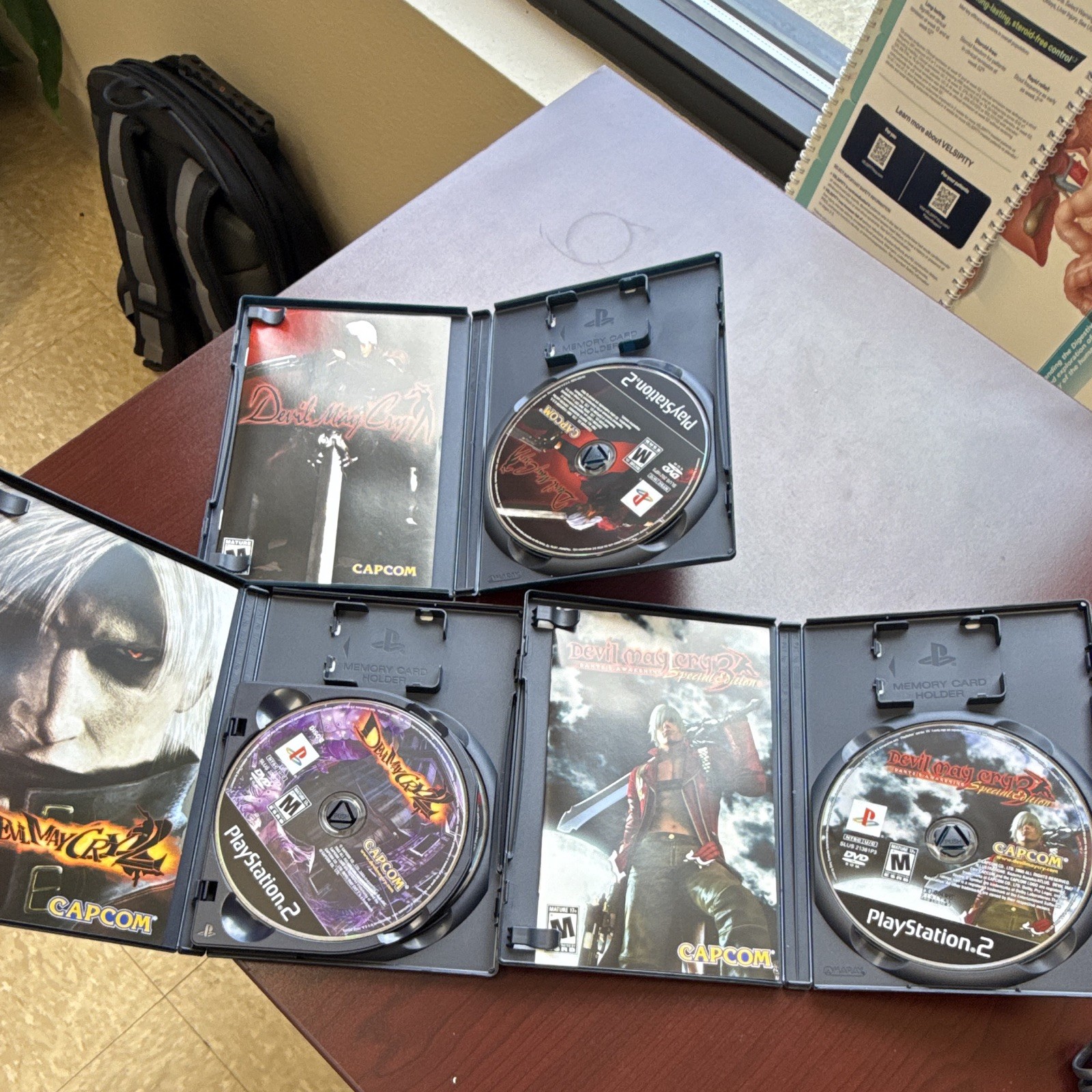 Capcom Devil May Cry 5th Anniversary Collection (Sony PlayStation 2) CIB manuals