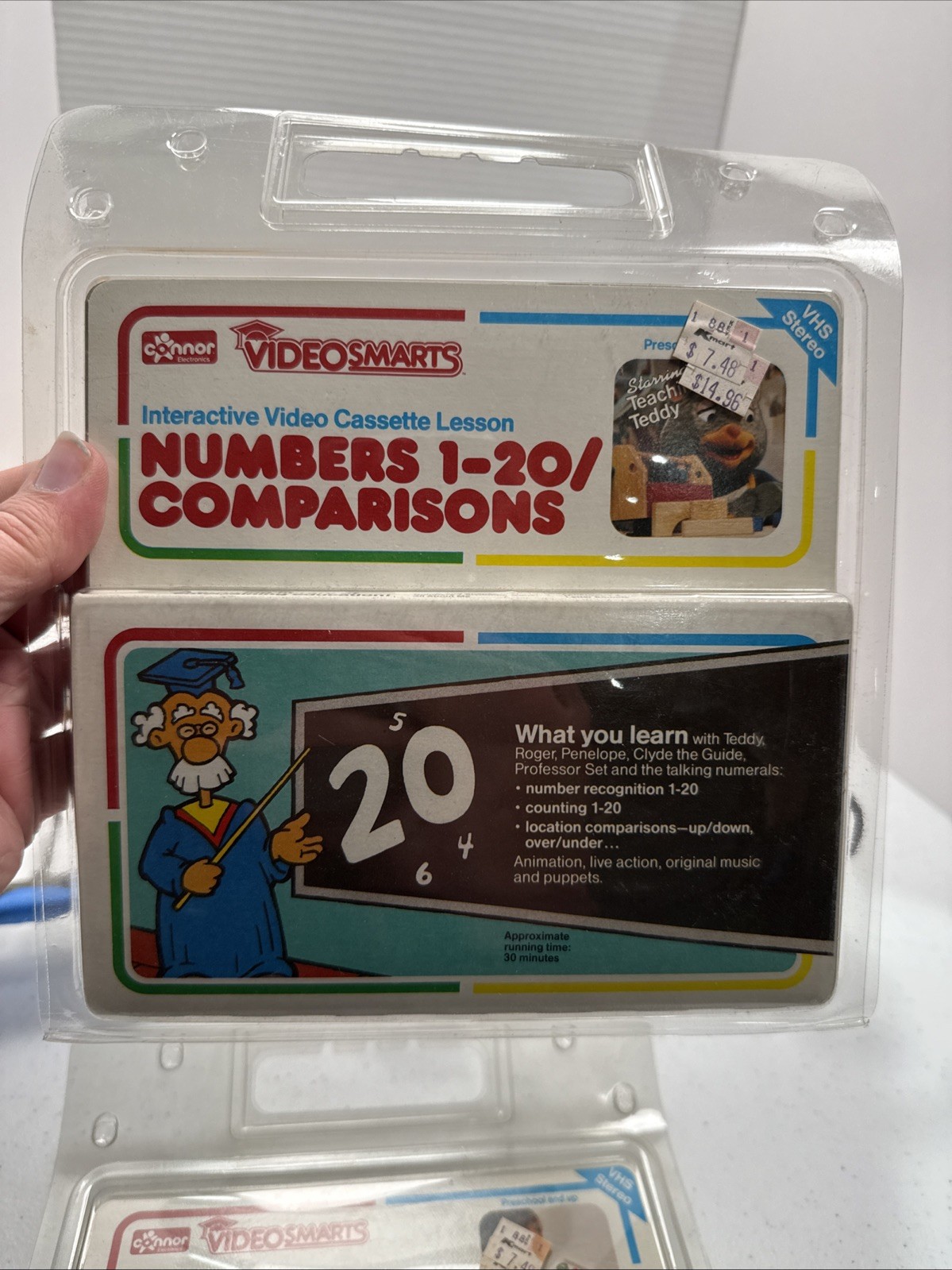 Vintage 1986 Connor Videosmarts Learning Video Game VCR Console VHS Tapes Only