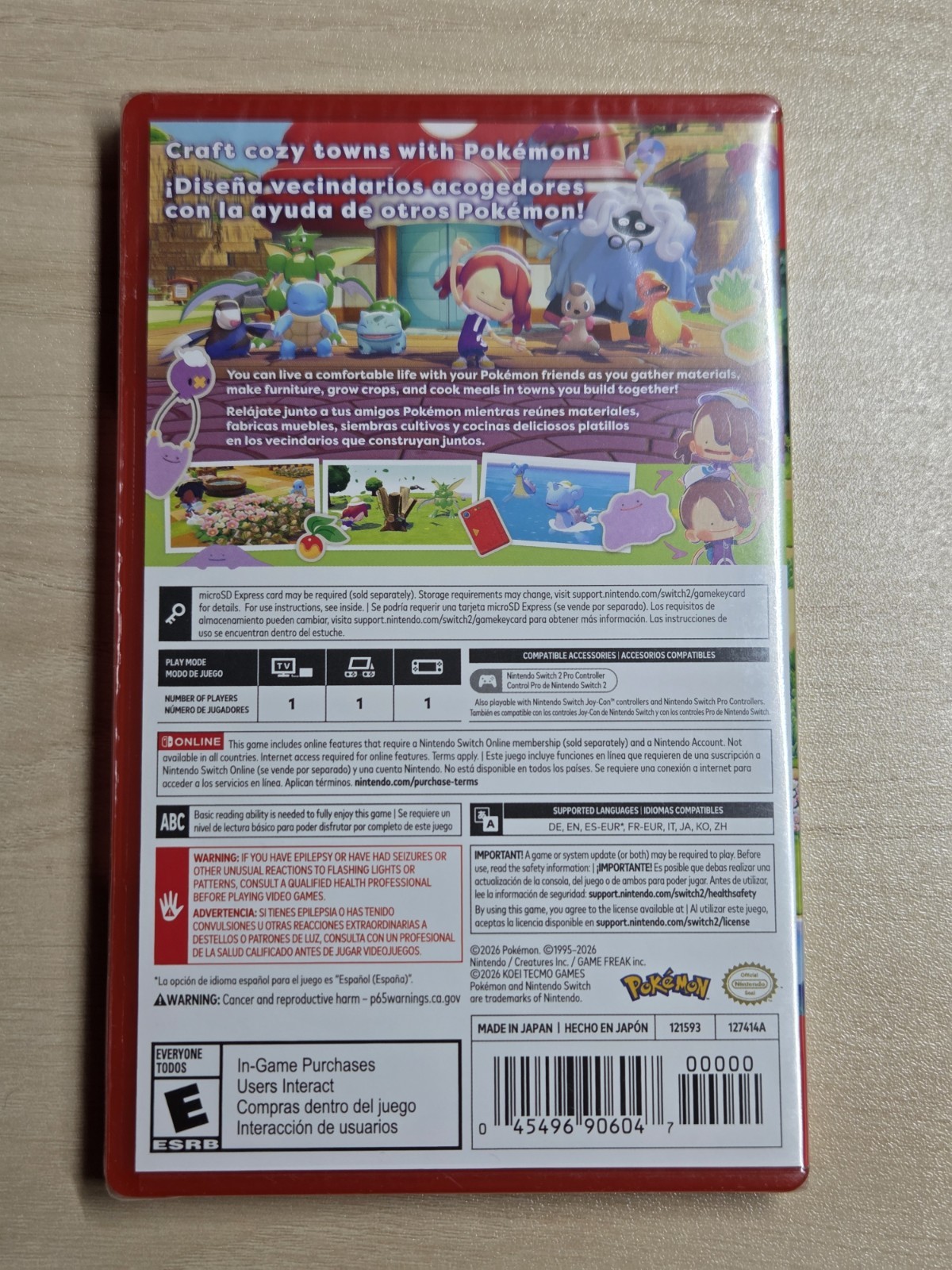 Nintendo Switch 2 Game Lot with Pokemon Pokopia Legends ZA Donkey Kong & More