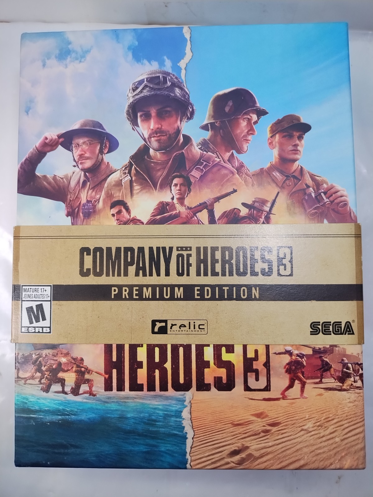 Company of Heroes 3 Premium Edition for PC, Relic SEGA M 17 * READ DESCRIPTION!!