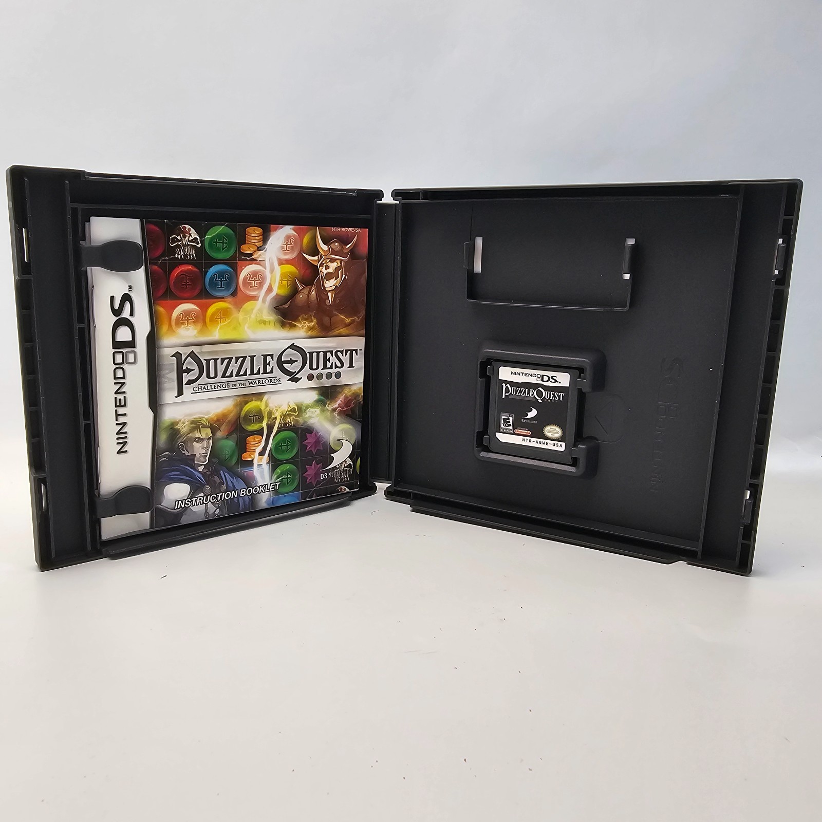 Puzzle Quest: Challenge of the Warlords (Nintendo DS, 2007) CIB w/ Manual