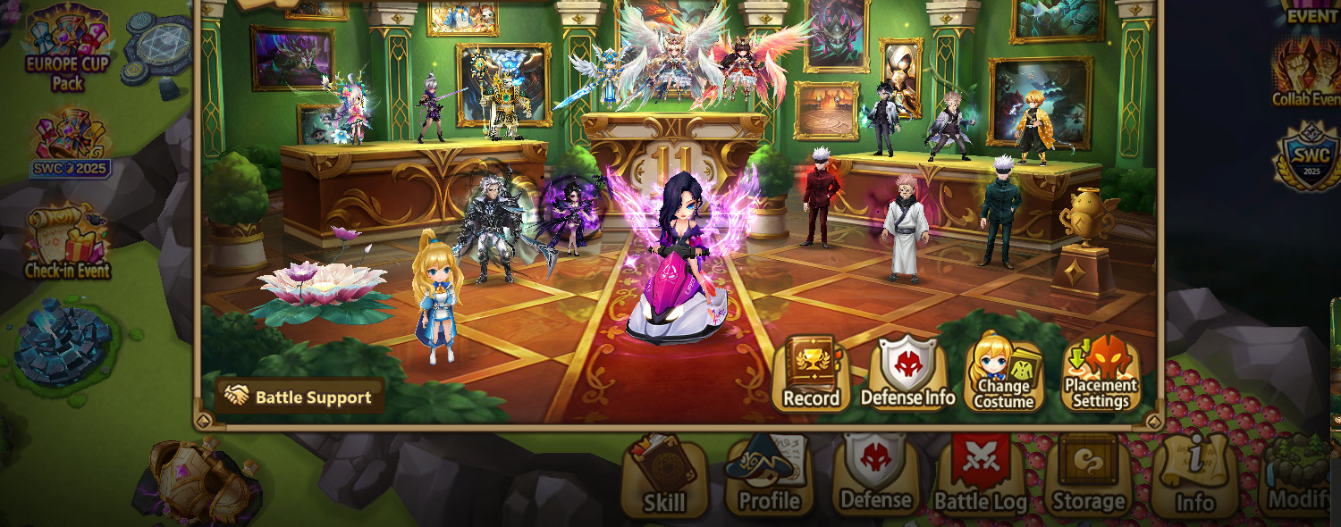 Summoners War Global Giana, Akroma, Lars, Hilda (4 LD 5s), +175 vio