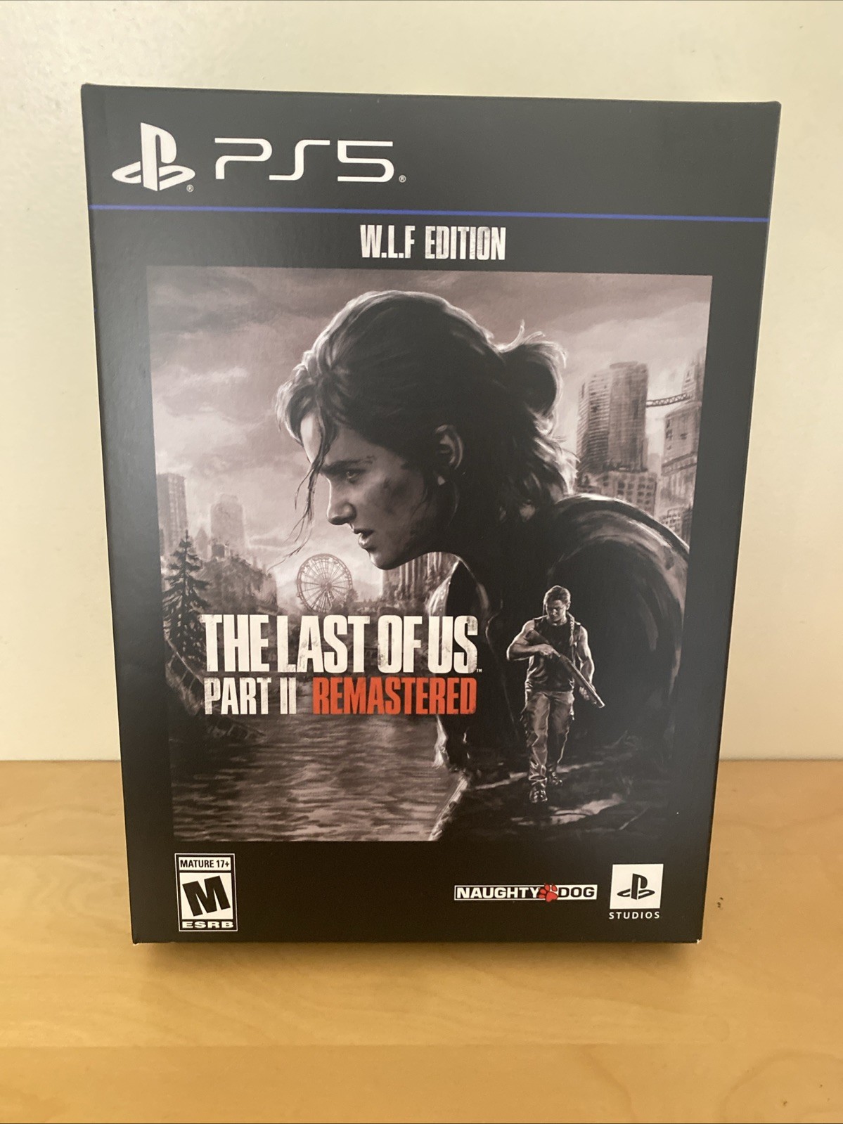 The Last of US Part II Remastered WLF Edition For PS5 Video Game Sealed