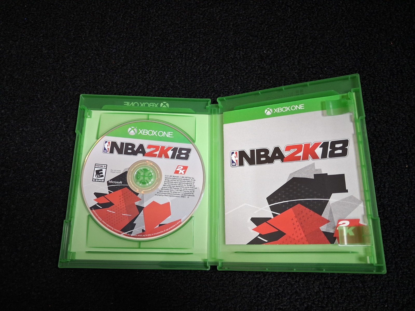 Xbox One Games Lot of 4 NBA 2K17, NBA 2K18, NBA 2K21, NBA 2K23 CIB