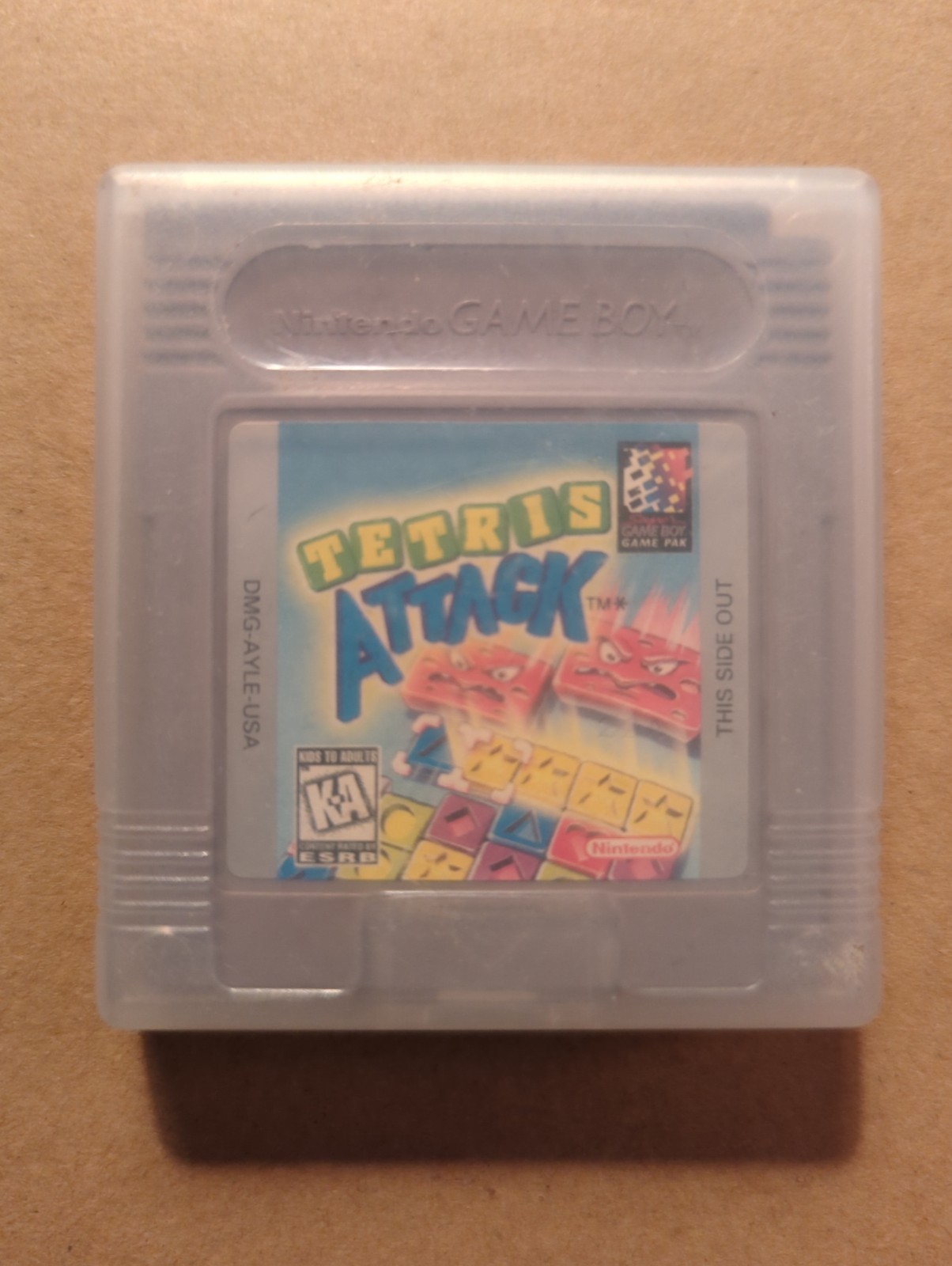 Tetris Attack Nintendo Game Boy 1996 Verified Working