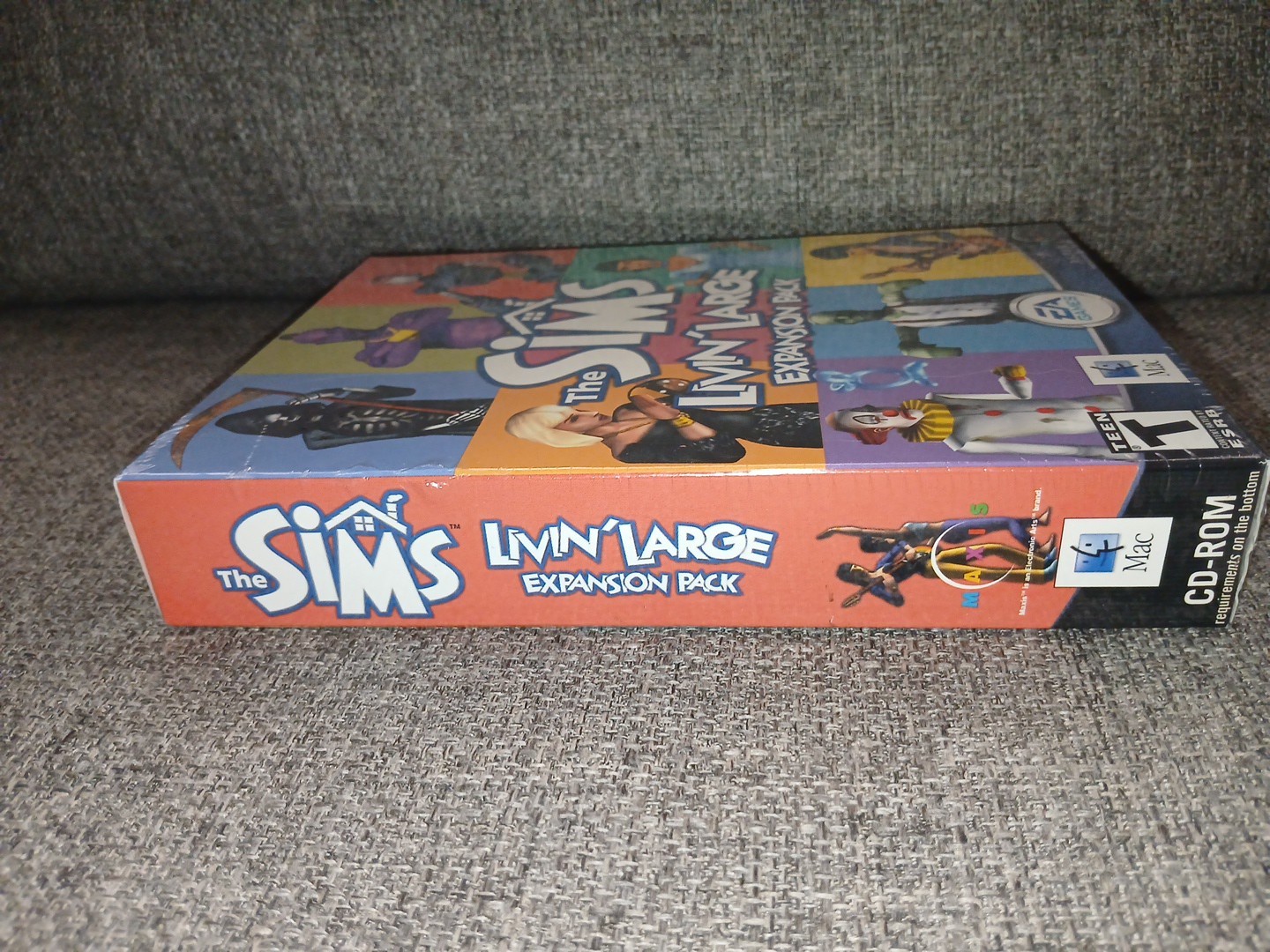 NEW FACTORY SEALED Sims: Livin’ Large Expansion Pack Mac PC (Apple, 2000)