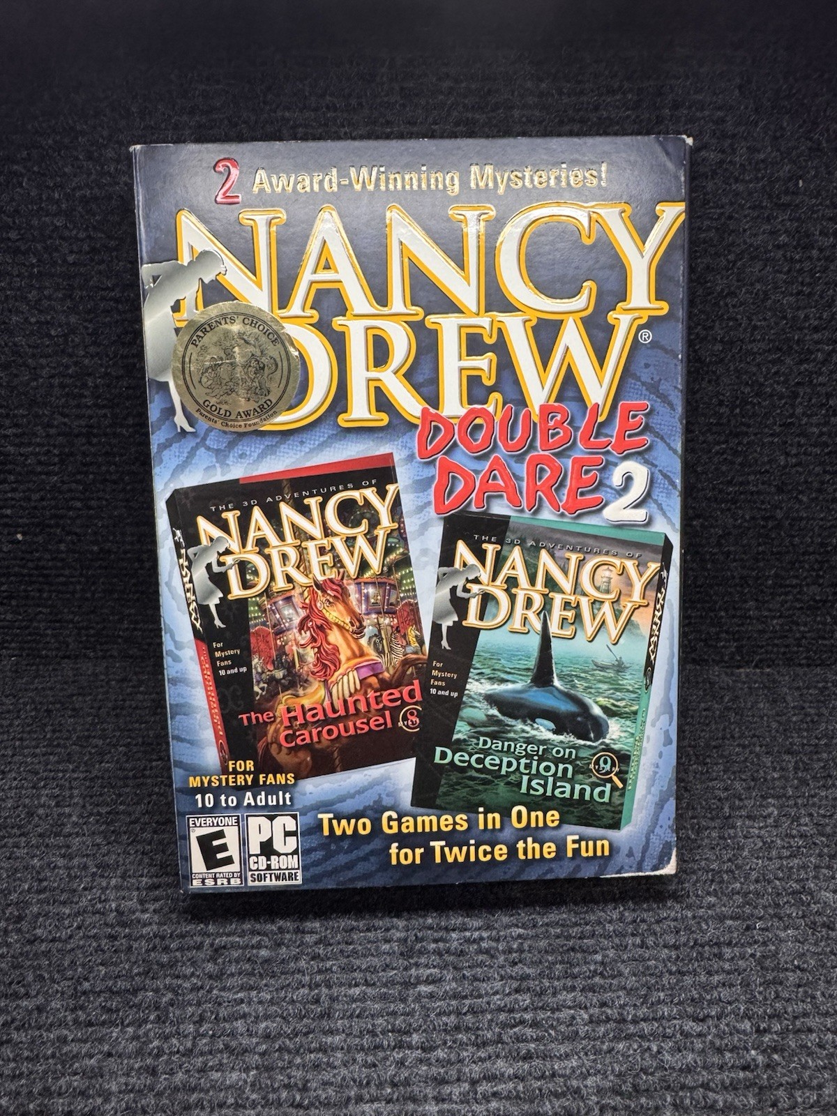 Nancy Drew Double Dare The Haunted Carousel & Danger on Deception Island PC #8&9