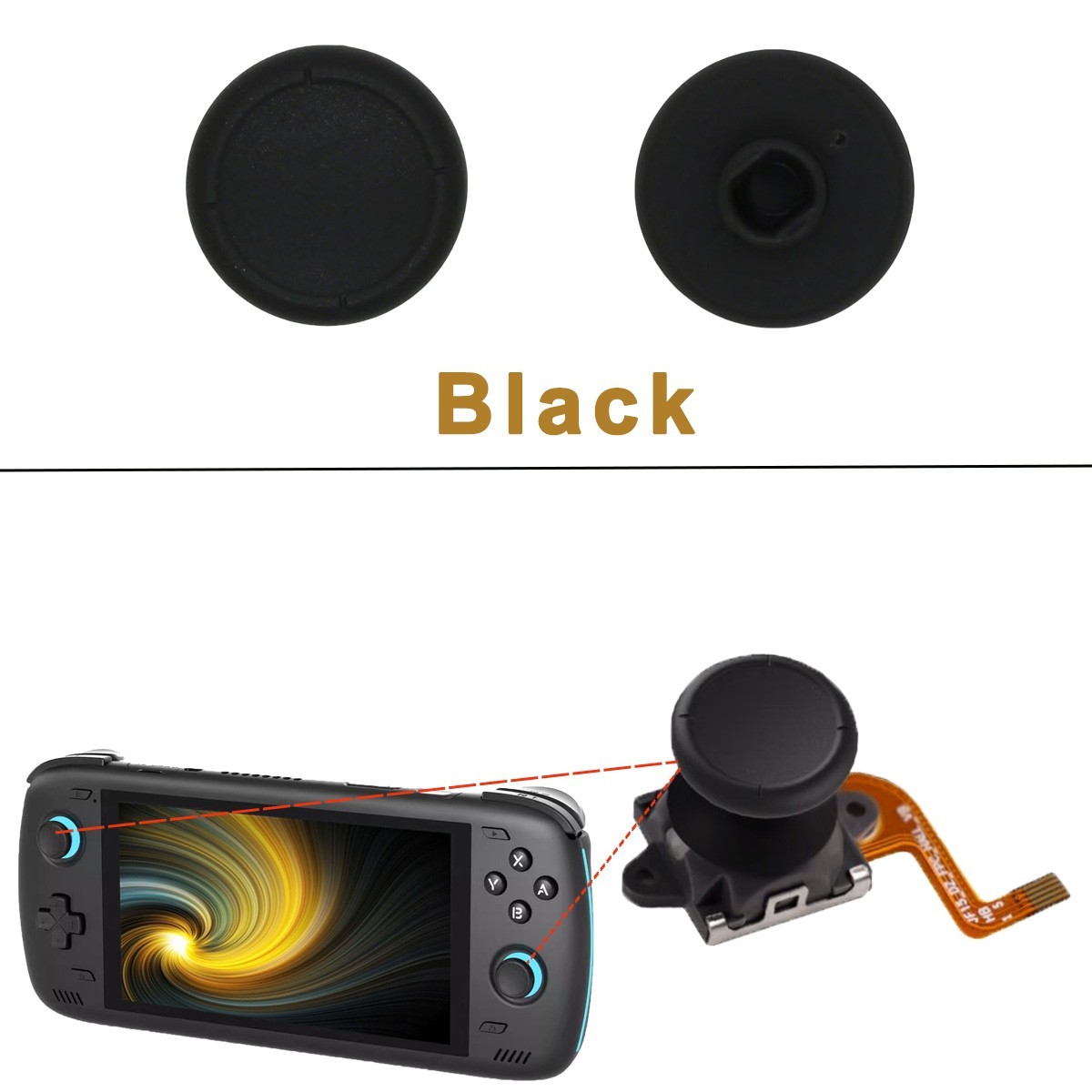 💥1x OEM Joystick Cap Original Rocker Caps Replace For AYN Odin2 / Mini / Protal