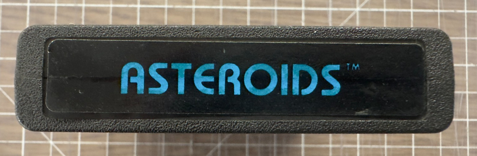 1981 Asteroids Game Cartridge for Atari 2600 CX2649 Tested (Cartridge Only)