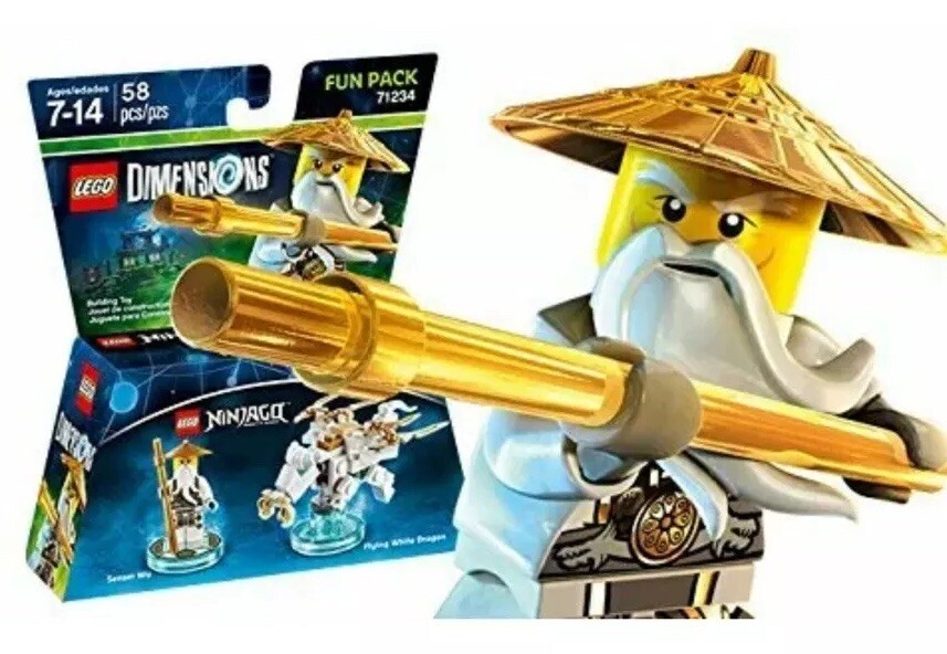 Ninjago Sensei Wu Fun Pack LEGO Dimensions New Set Game 71234