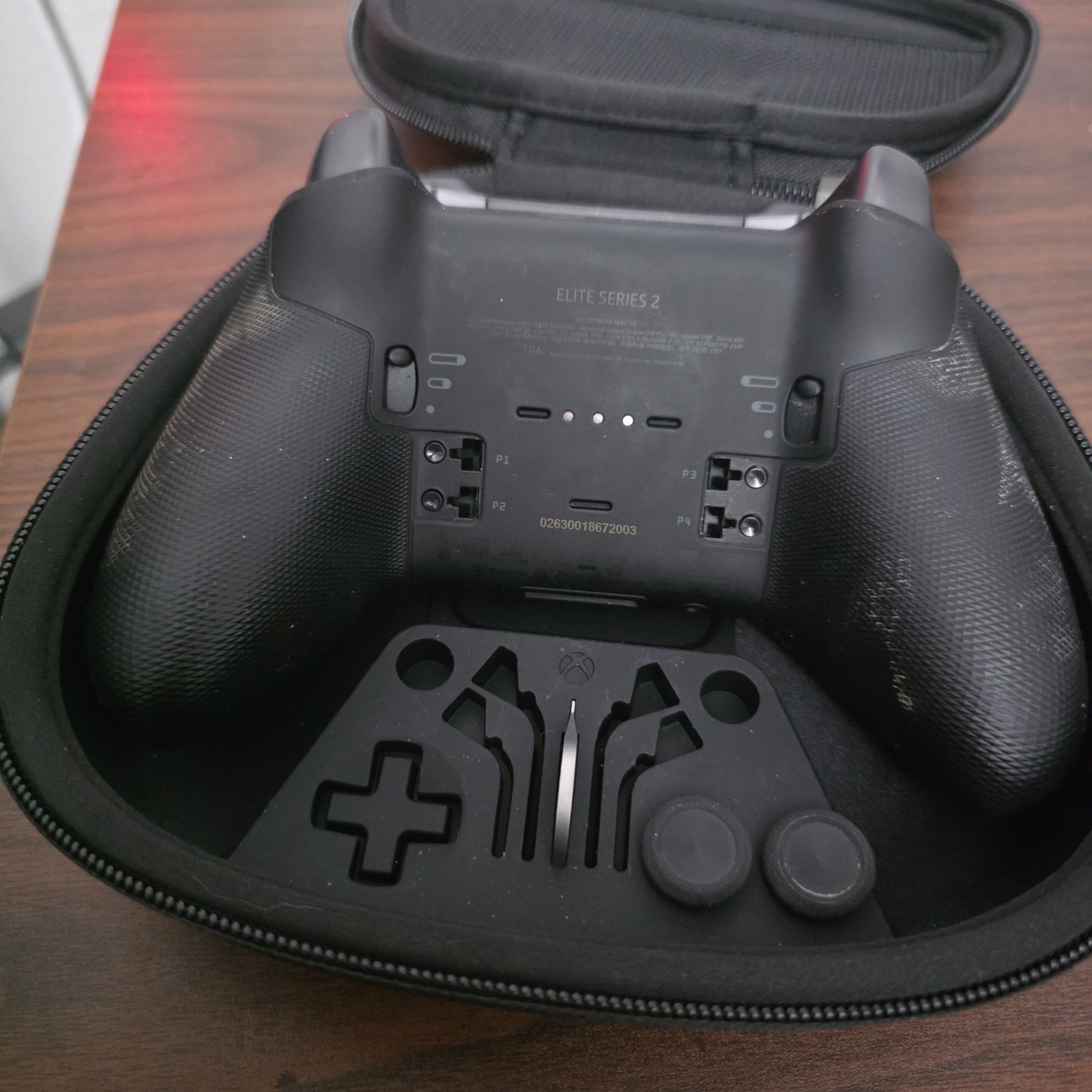 Xbox One Elite Series 2 Wireless Controller Black Missing Accessories Read Descr