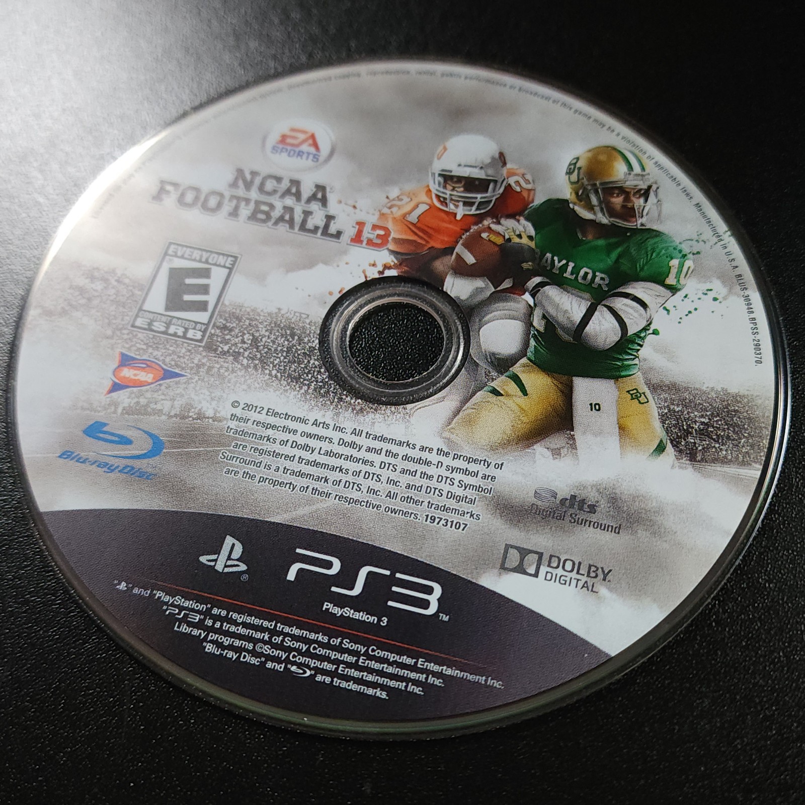 NCAA Football 13 (Sony PlayStation 3, 2012)