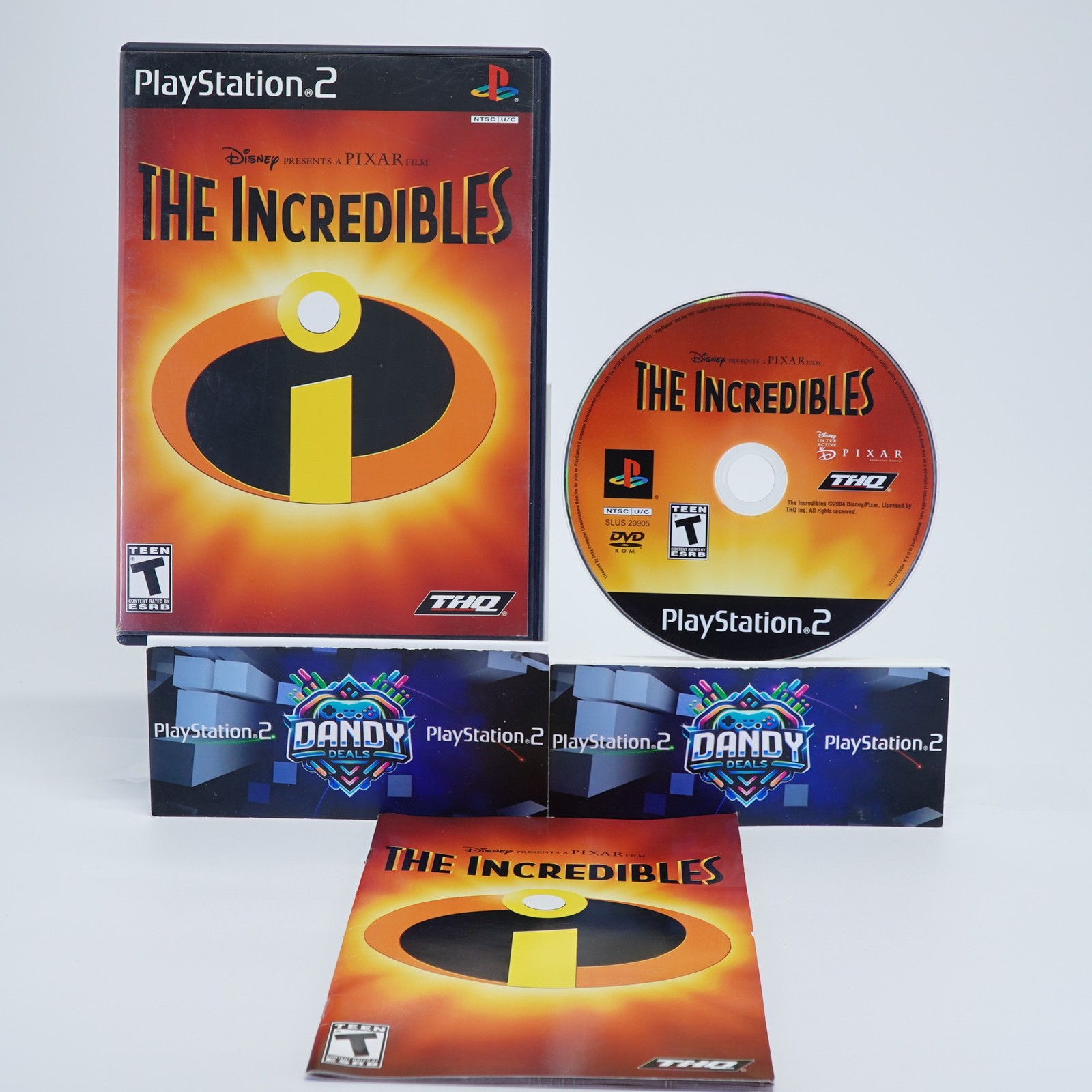 The Incredibles PS2 Black Label – CIB W/ Manual – Tested – PlayStation 2