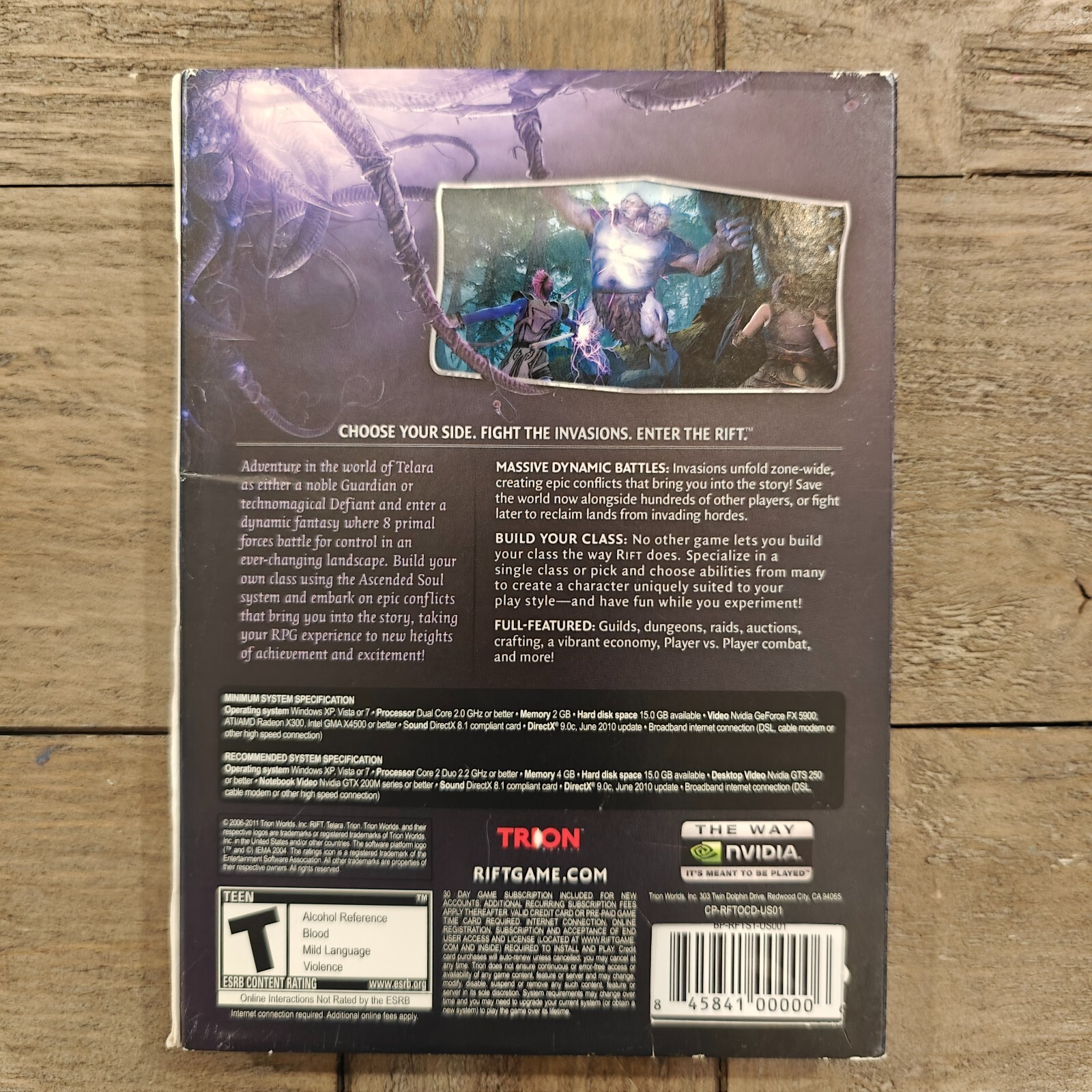 Rift | PC DVD-ROM | Video Game – Factory Sealed