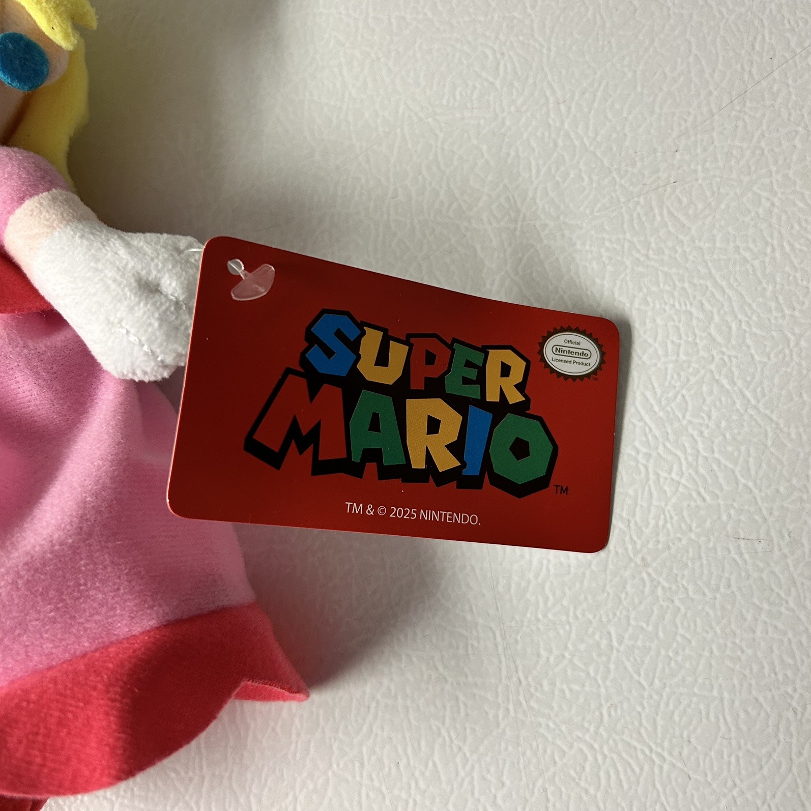 New SUPER MARIO Brothers – PRINCESS PEACH Pink Plush Stuffed 9” NWT