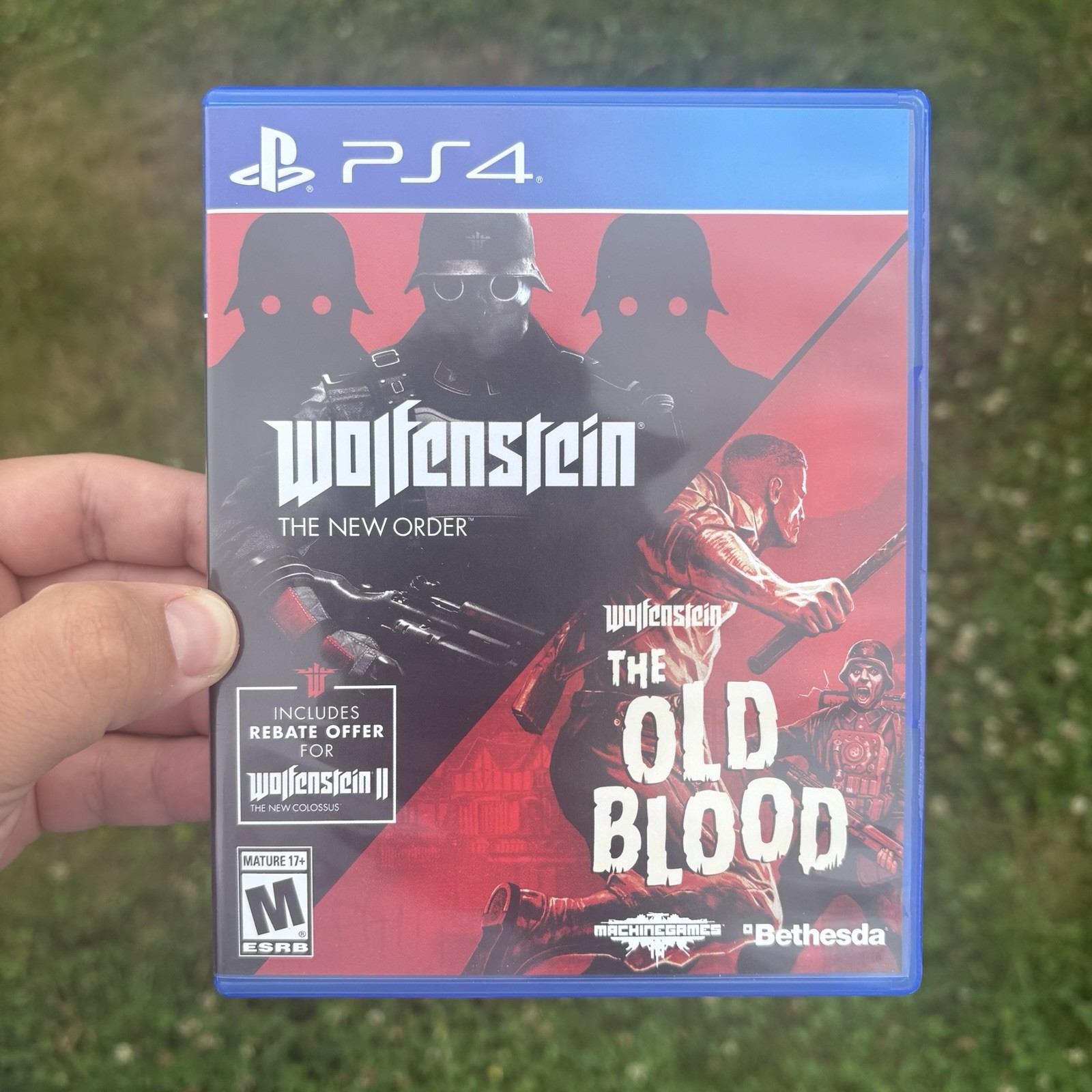 Wolfenstein The New Order + Old Blood (Sony PlayStation 4) – 2 Disc PS4
