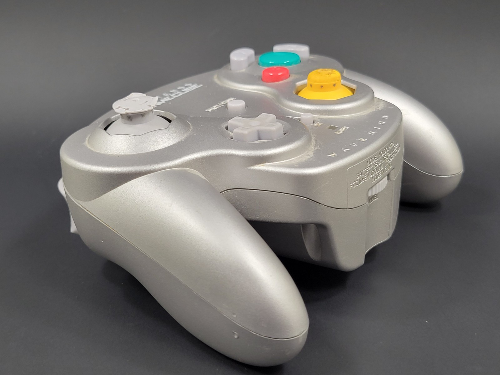 Nintendo Gamecube DOL-004 Wavebird Controller Platinum No Reciever For Parts