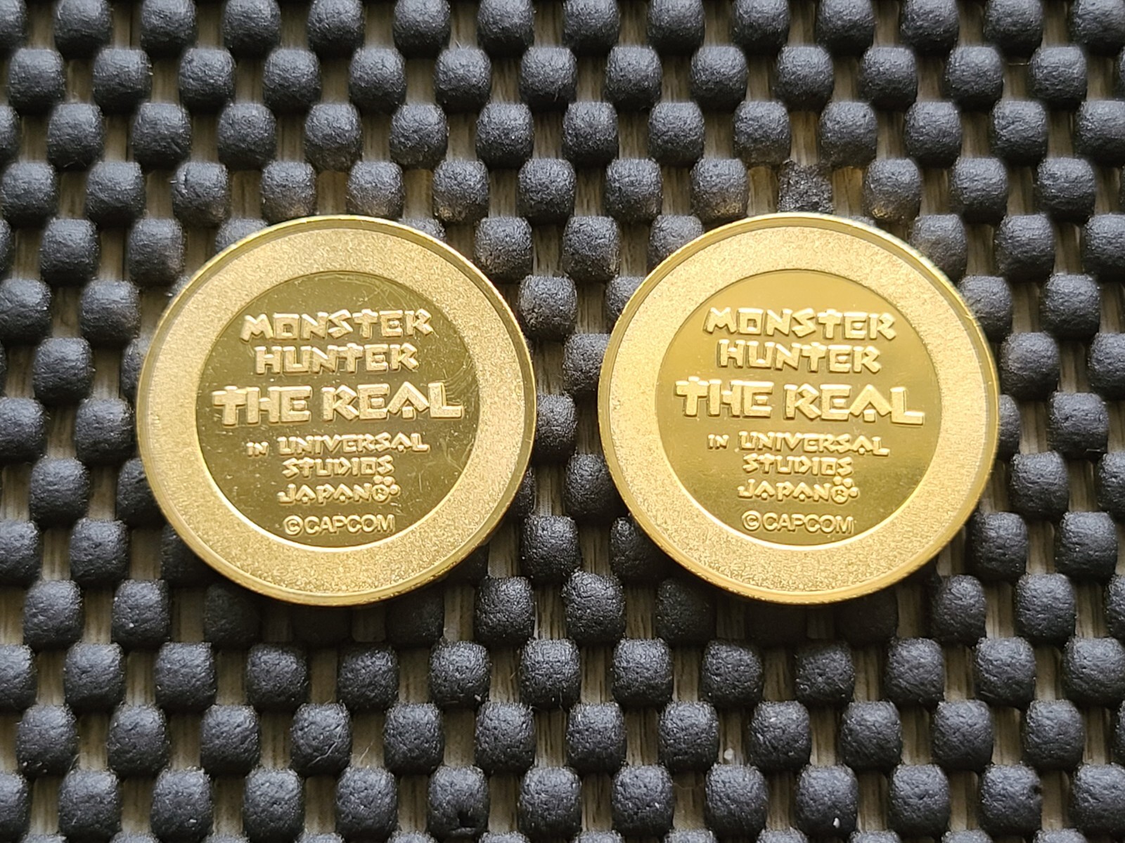 Monster Hunter Universal Studios Japan 2 Coin Medal Rare Promo SNES GBA CAPCOM