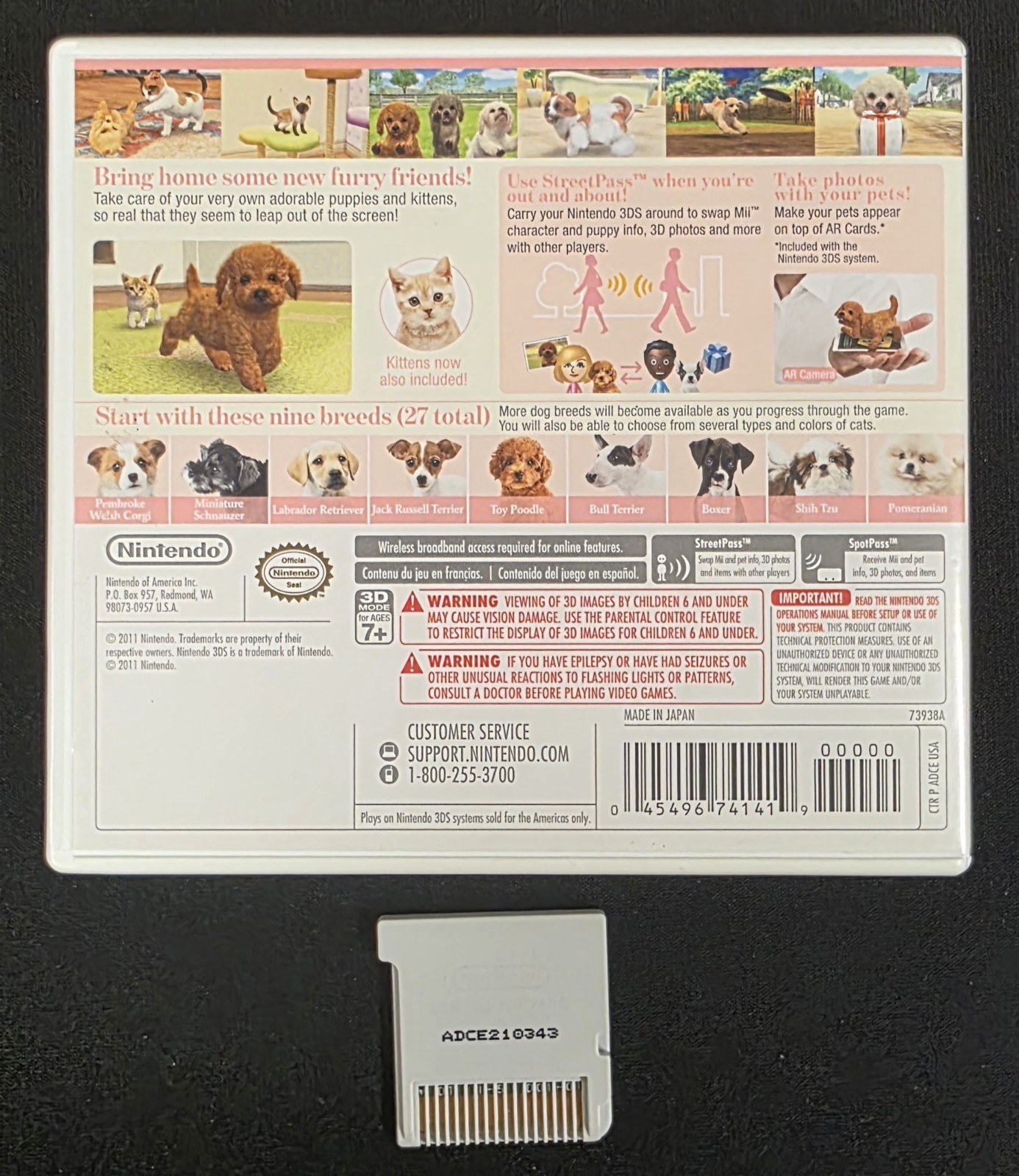 Nintendogs 5 Game Bundle (Nintendo DS, 3DS) Lot of 5 – Tested