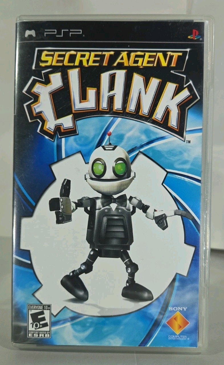 Secret Agent Clank (Sony PSP, 2008) Complete In Box W Manual CIB Black Label