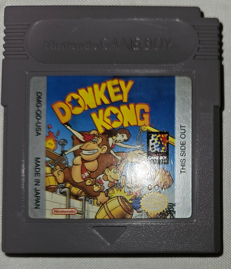 Donkey Kong Cartridge Only Authentic Nintendo Game Boy DMG USA New Battery 1994