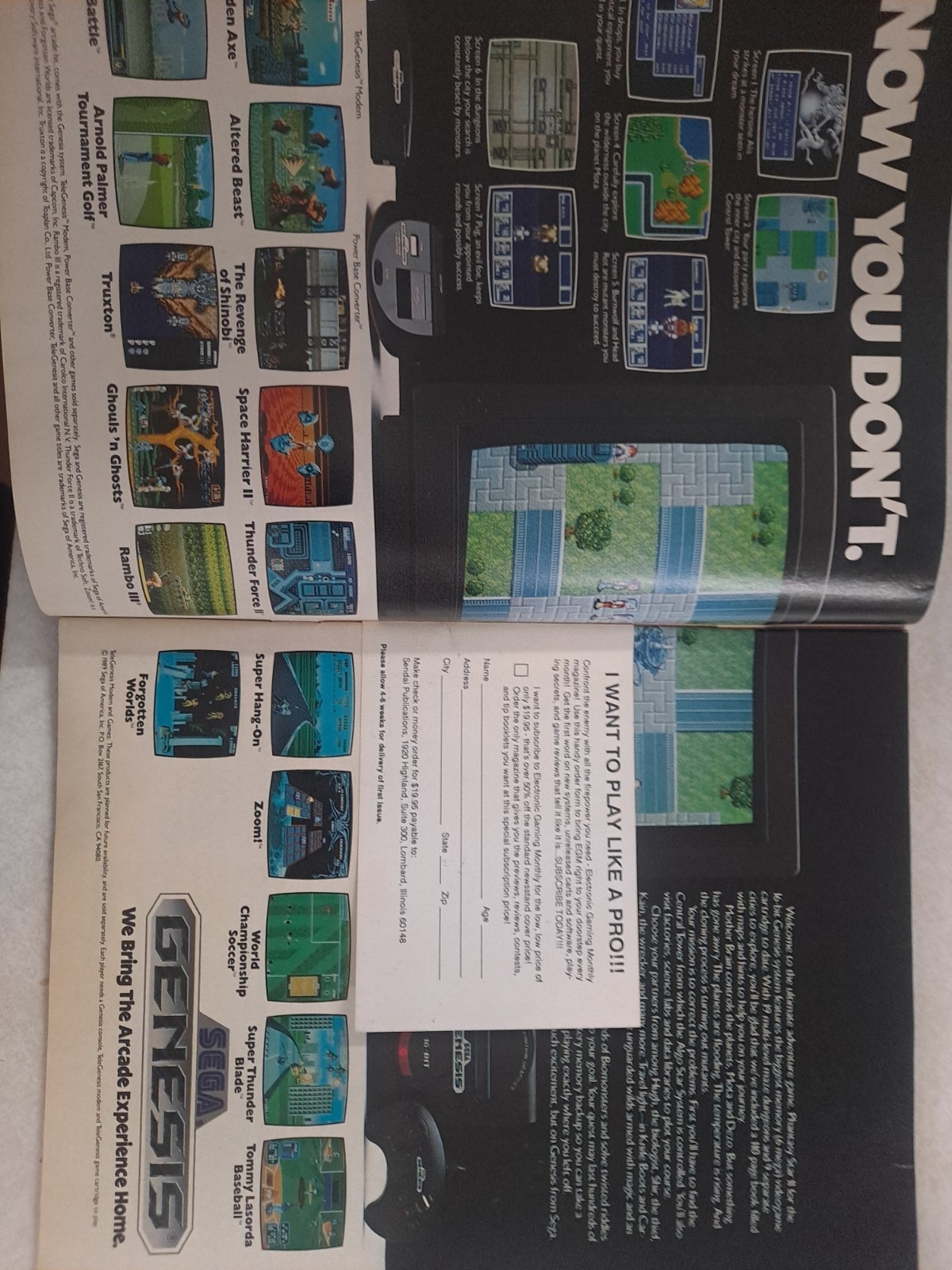 Electronic Gaming Monthly # 11 Mafat Conspiracy EGM June 1990