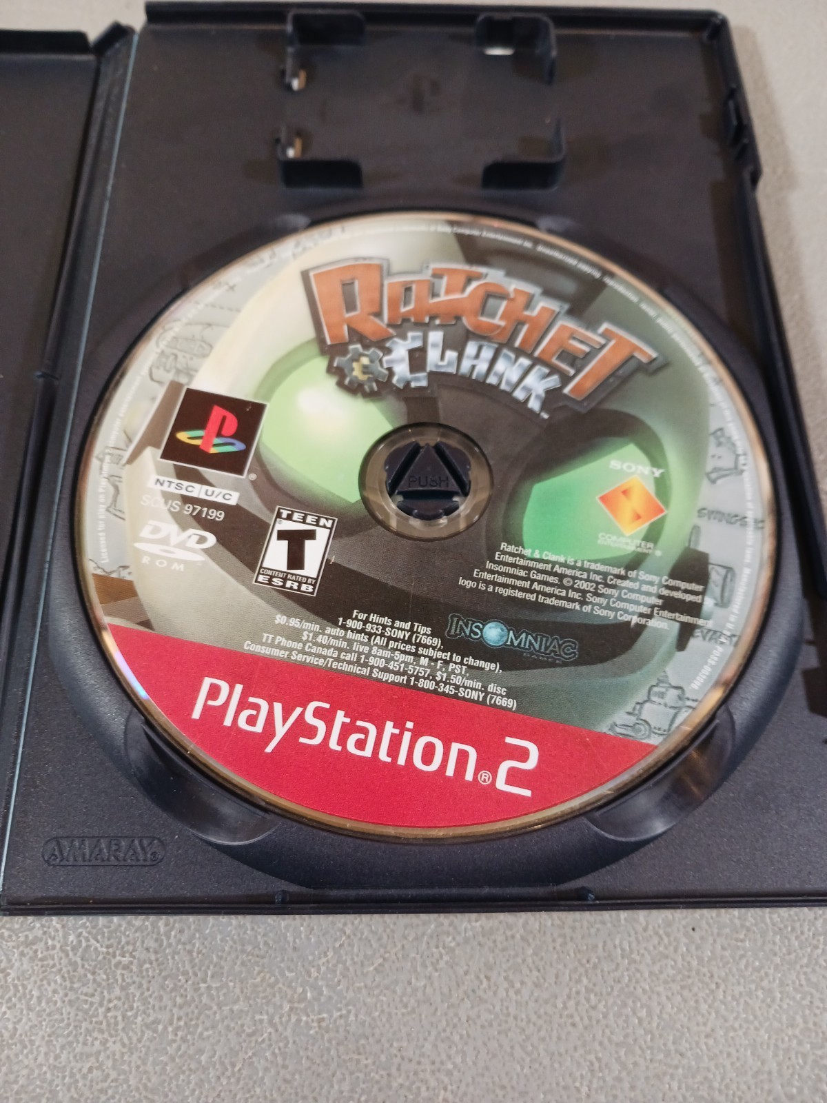 RATCHET & CLANK – PLAYSTATION 2 – PS2 No Manual FREE SHIPPING