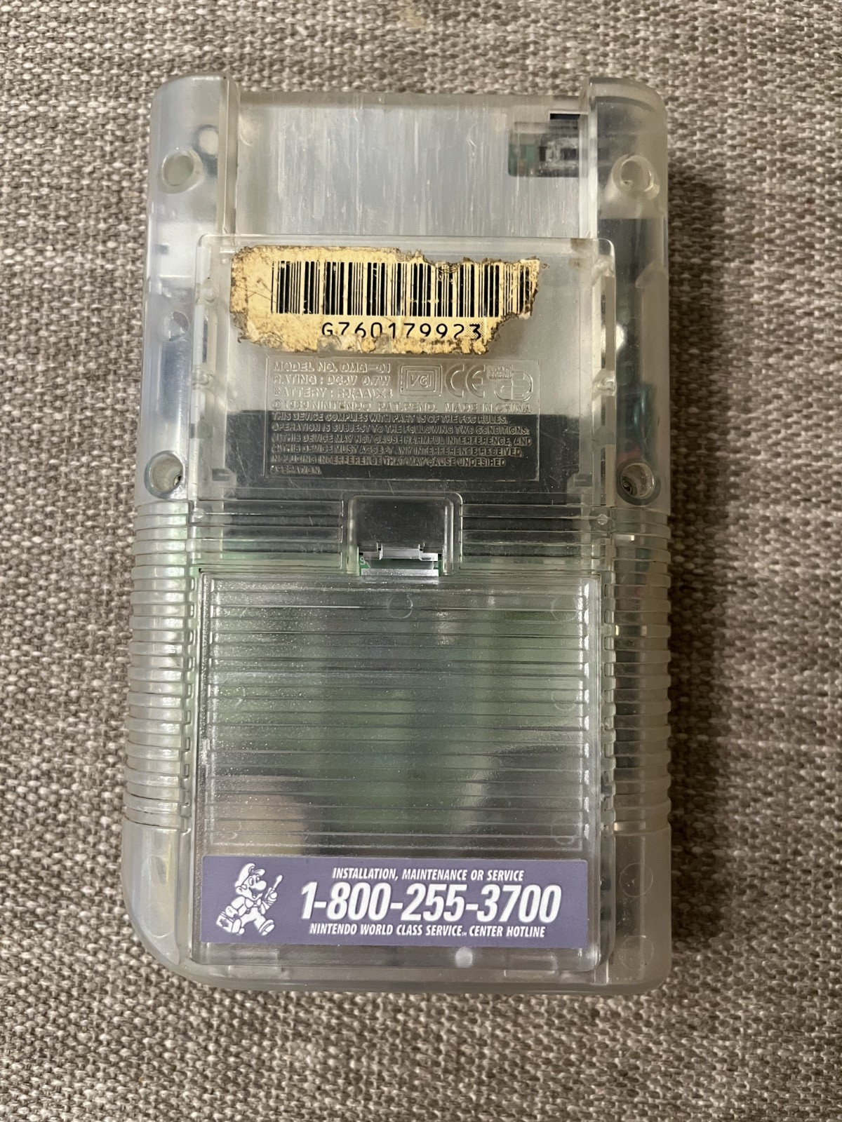 Nintendo Game Boy Original Console Play It Loud Clear – Tested and Working