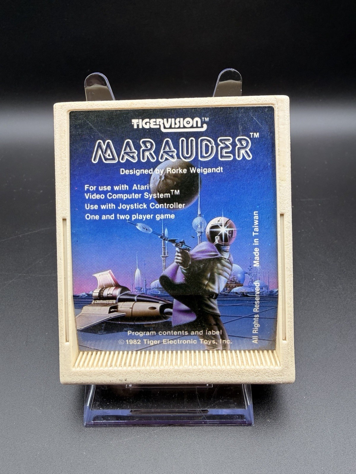 1982 TigerVision Atari 2600 Marauder Video Game Cartridge