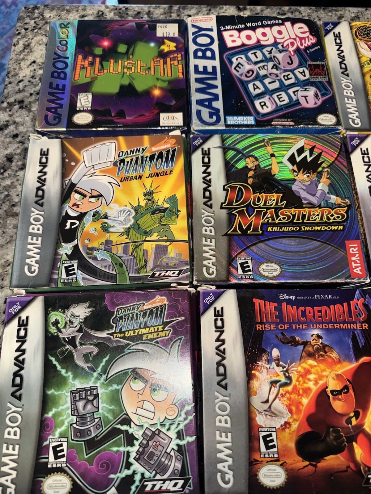 9 CIB GBA 1 Sealed GBC 1 GB Game Lot Rough To Good CIB Resellers Welcome!
