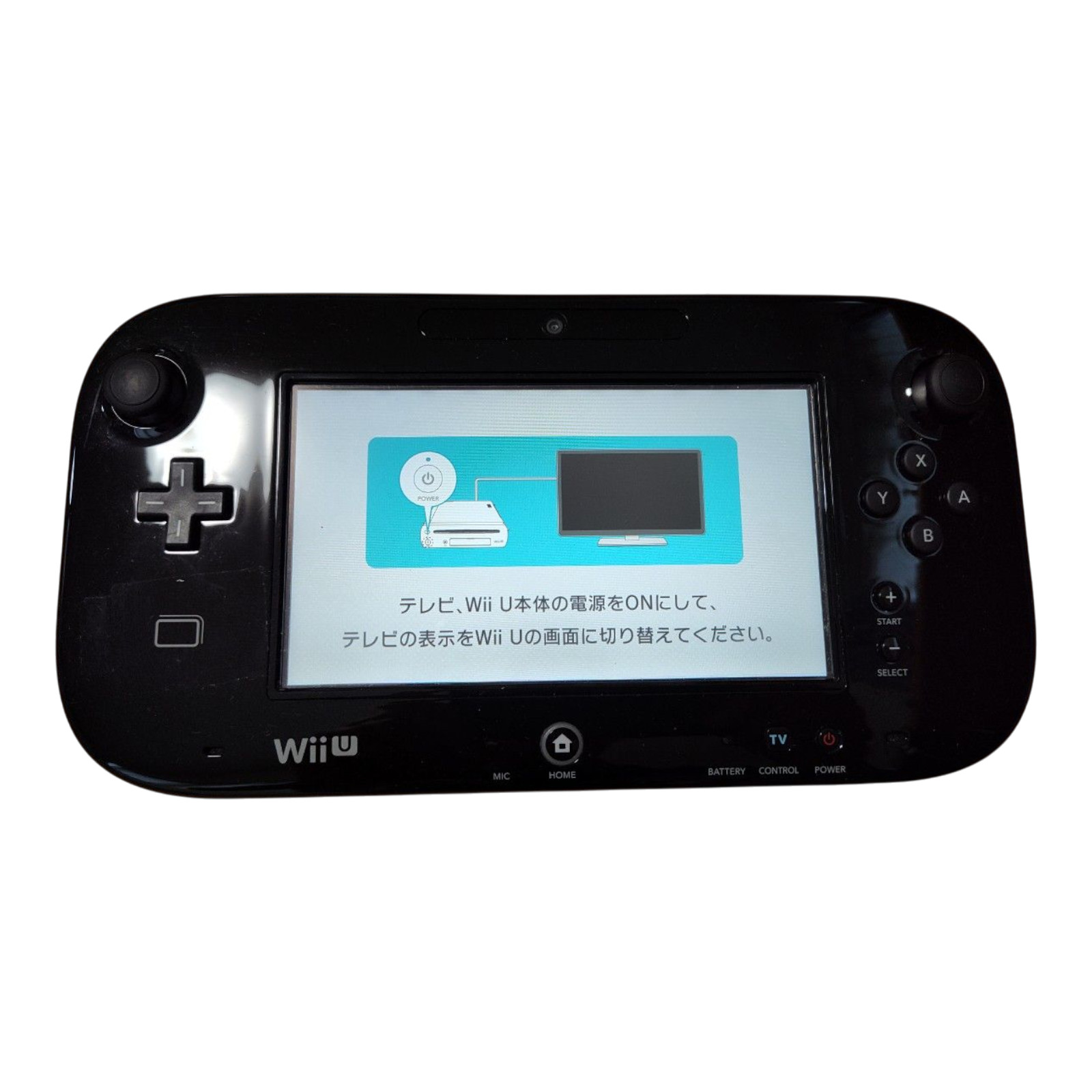 Nintendo Wii U Premium Set 32GB Black Console Tested WUP-S-KAFC Japan used