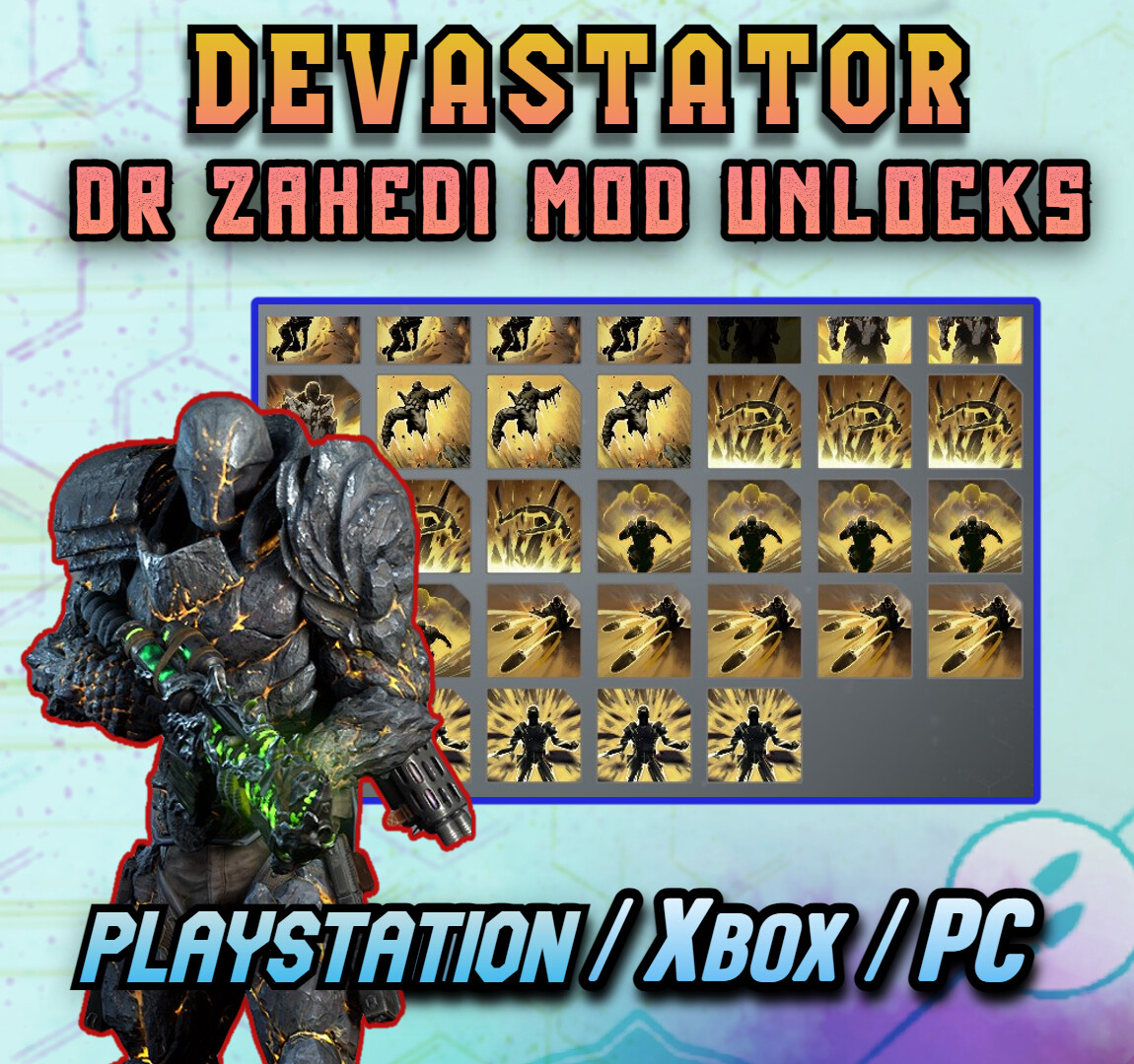 OUTRIDERS 🌟MODDED Devastator • Zahedi Mod Unlocks Armor/Weapon (PS | XBOX | PC)
