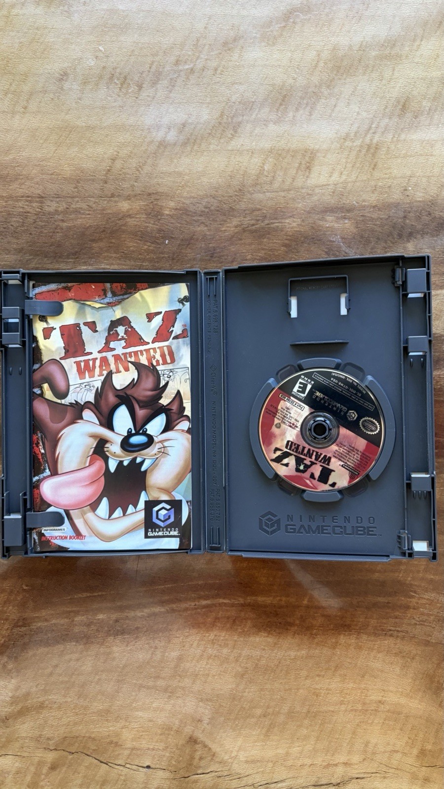 Taz: Wanted (GameCube) Disc Case Manual Included NTSC-U/C