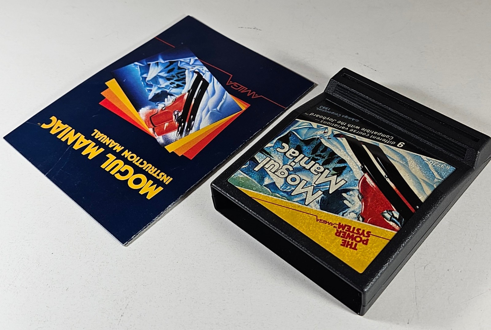 Atari 2600 Mogul Maniac with Manual – 1983 Amiga Corporation – Tested and Works