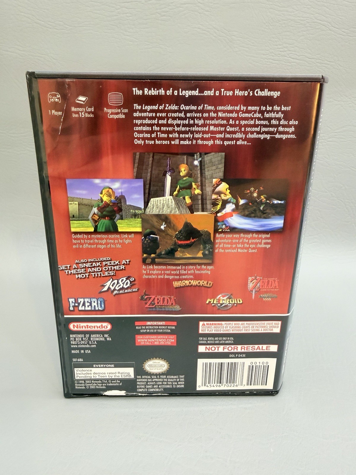 The Legend of Zelda: Ocarina of Time + Master Quest (Nintendo GameCube 2003)