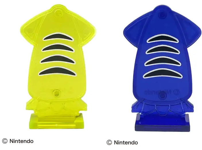 2026 Splatoon 3 Wakaba Shooter Set of 2 YELLOW & BLUE Water Gun Charm Nintendo