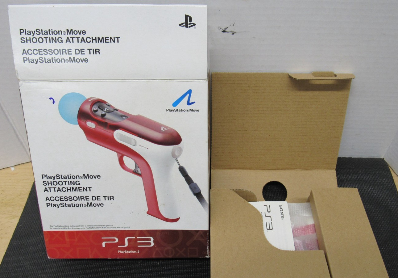 Playstation Move Motion Controller Shooting Attachment Sony PS3 New In Box