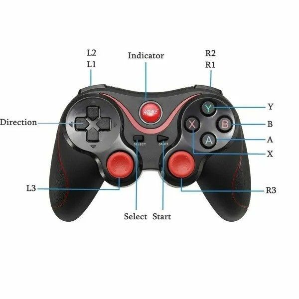 Wireless Bluetooth Game Controller for Android & iOS Phone Tablet Gamepad