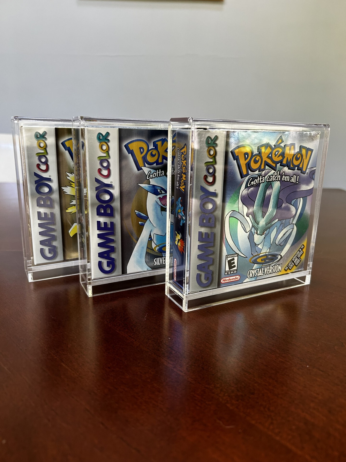 Gameboy Game UV Protective Acrylic Case – Premium – Pokemon Gameboy Display Case