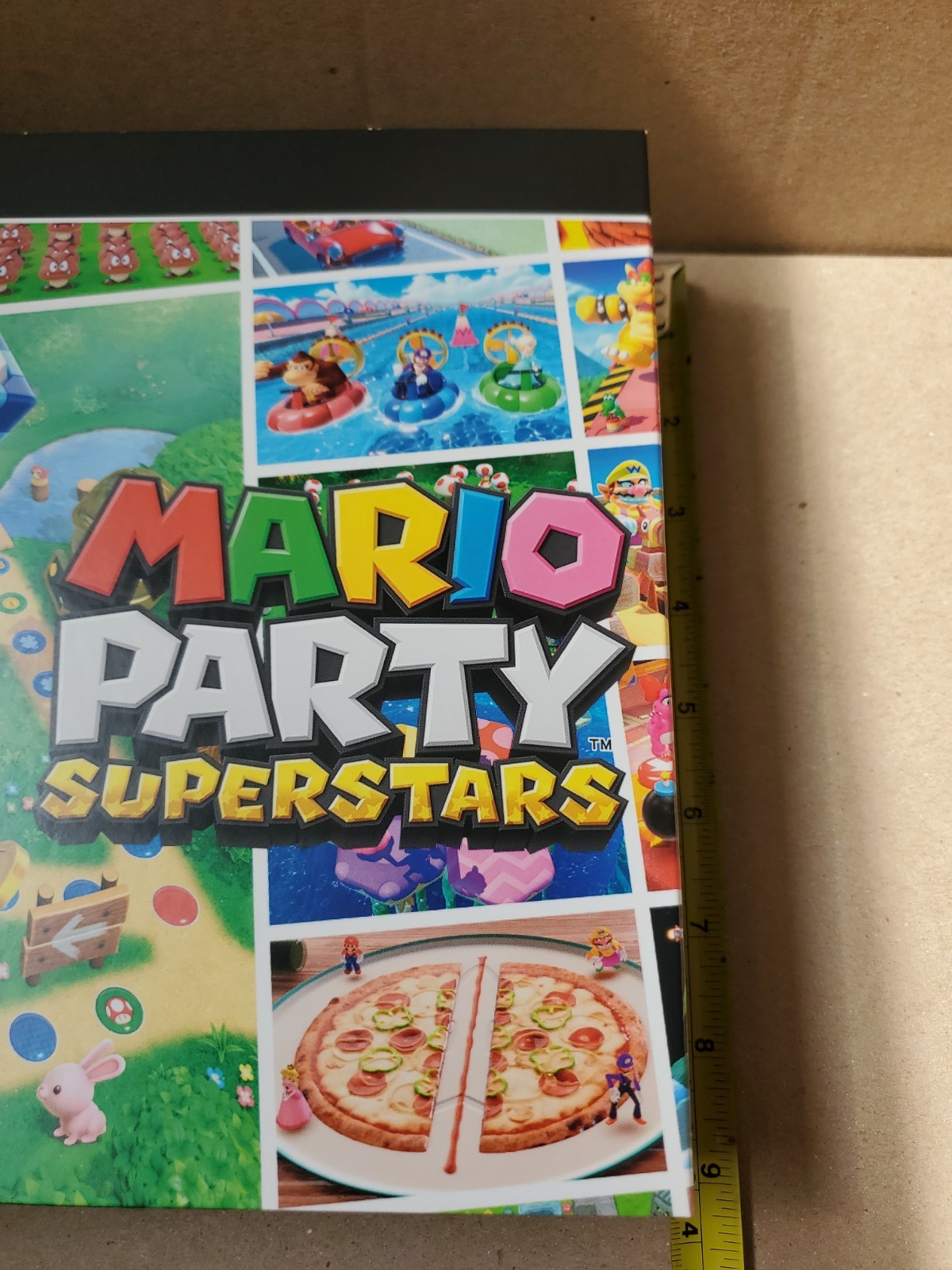 Nintendo Switch Mario Party Superstars Promotional Display Box Stand 11 3/4 × 9