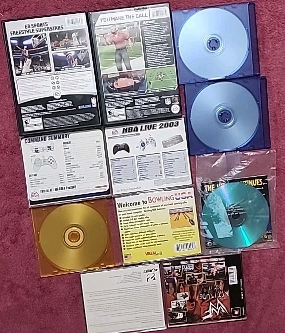 Mixed Sports Pc Game Lot