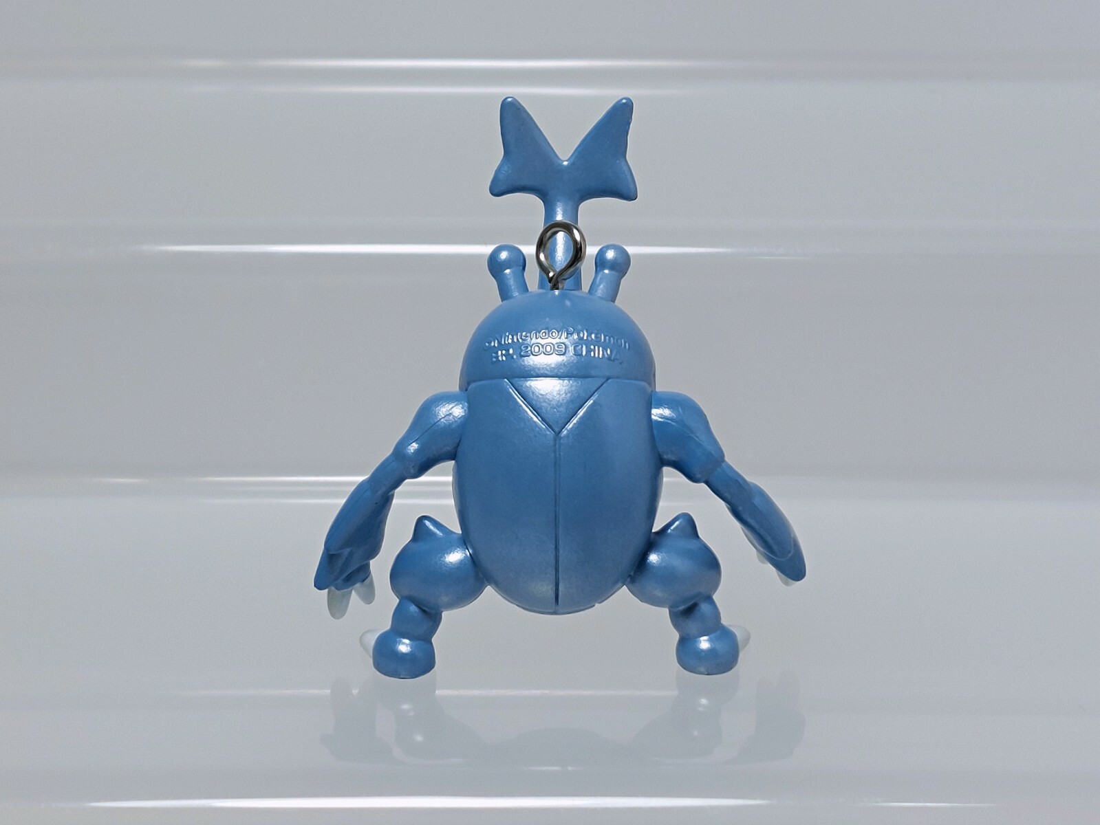 Heracross Metallic ver Pokemon Keychain Figure Banpresto 2009 Japan G04 1.85in