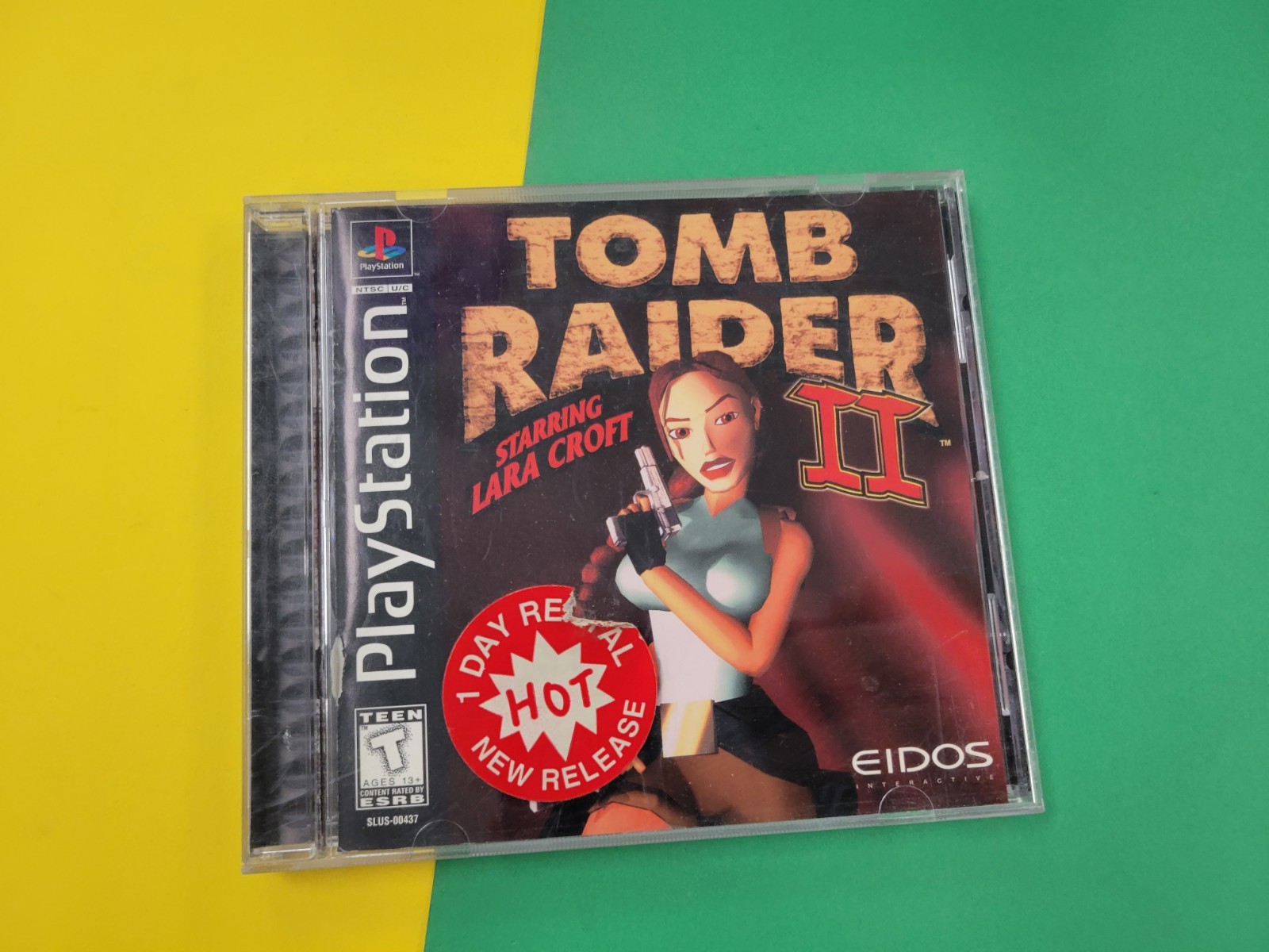 Tomb Raider II 2 Starring Lara Croft Playstation PS1 Case And Manual Cover Only