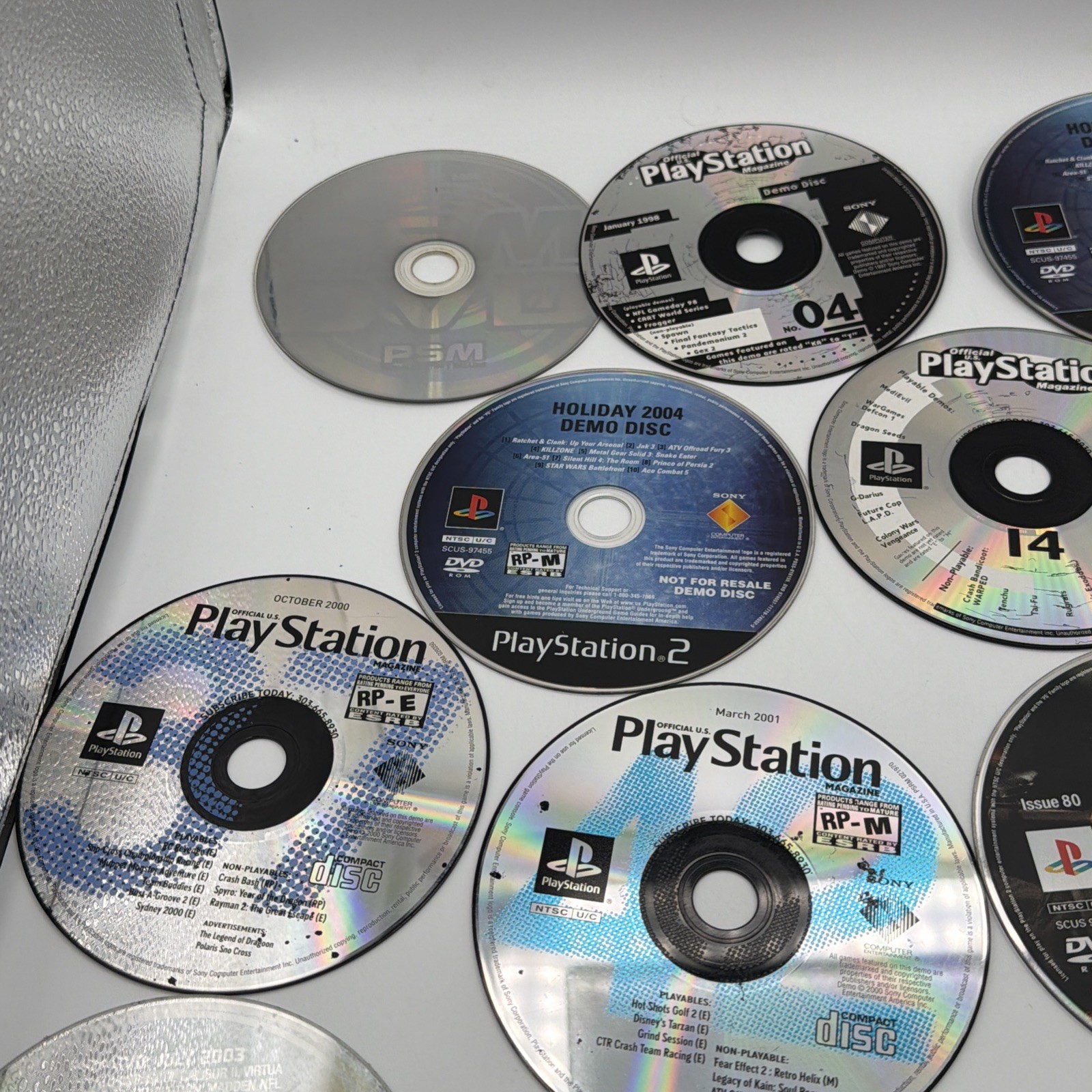Lot Of 31 PlayStation 2 PS1 Playstation Magazine Demo Discs AS IS Untested Demo