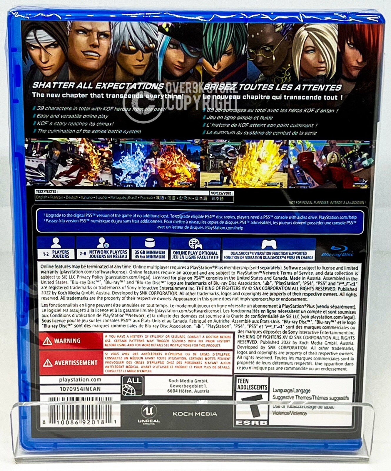 The King Of Fighters XV 15 – PS4 – Brand New | Factory Sealed