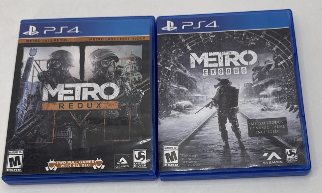Metro Redux & Metro Exodus PS4 Sony PlayStation 4 Deep Silver Tested