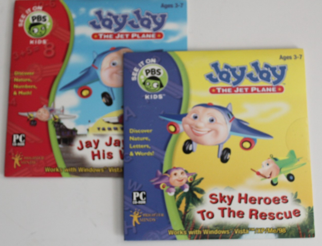 Jay Jay Jet Plane SKY HEROES & EARNS WINGS PC Mac 2xPak