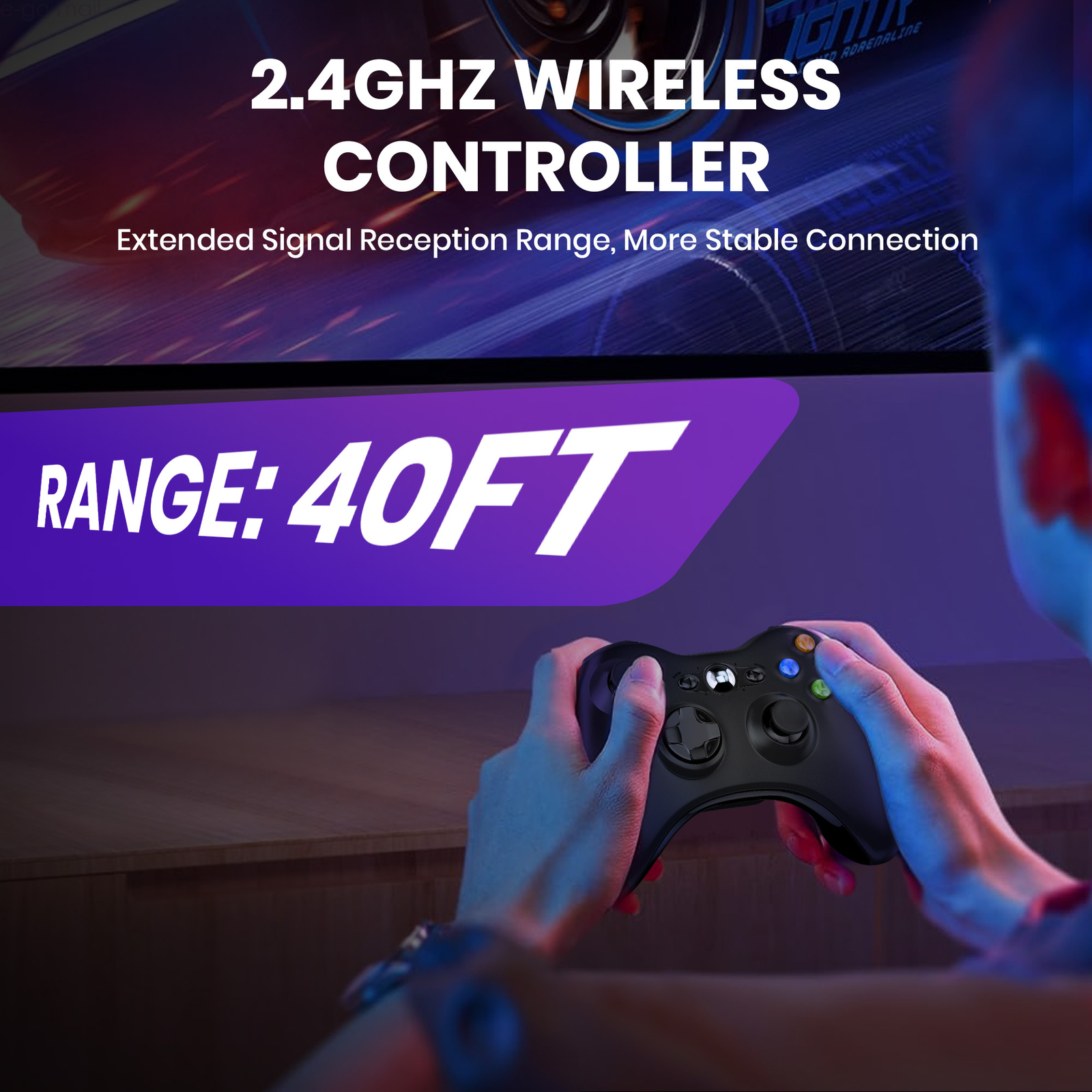 Wired /Wireless Xbox 360 Wired Gamepad Controller for Xbox 360/Slim PC Windows